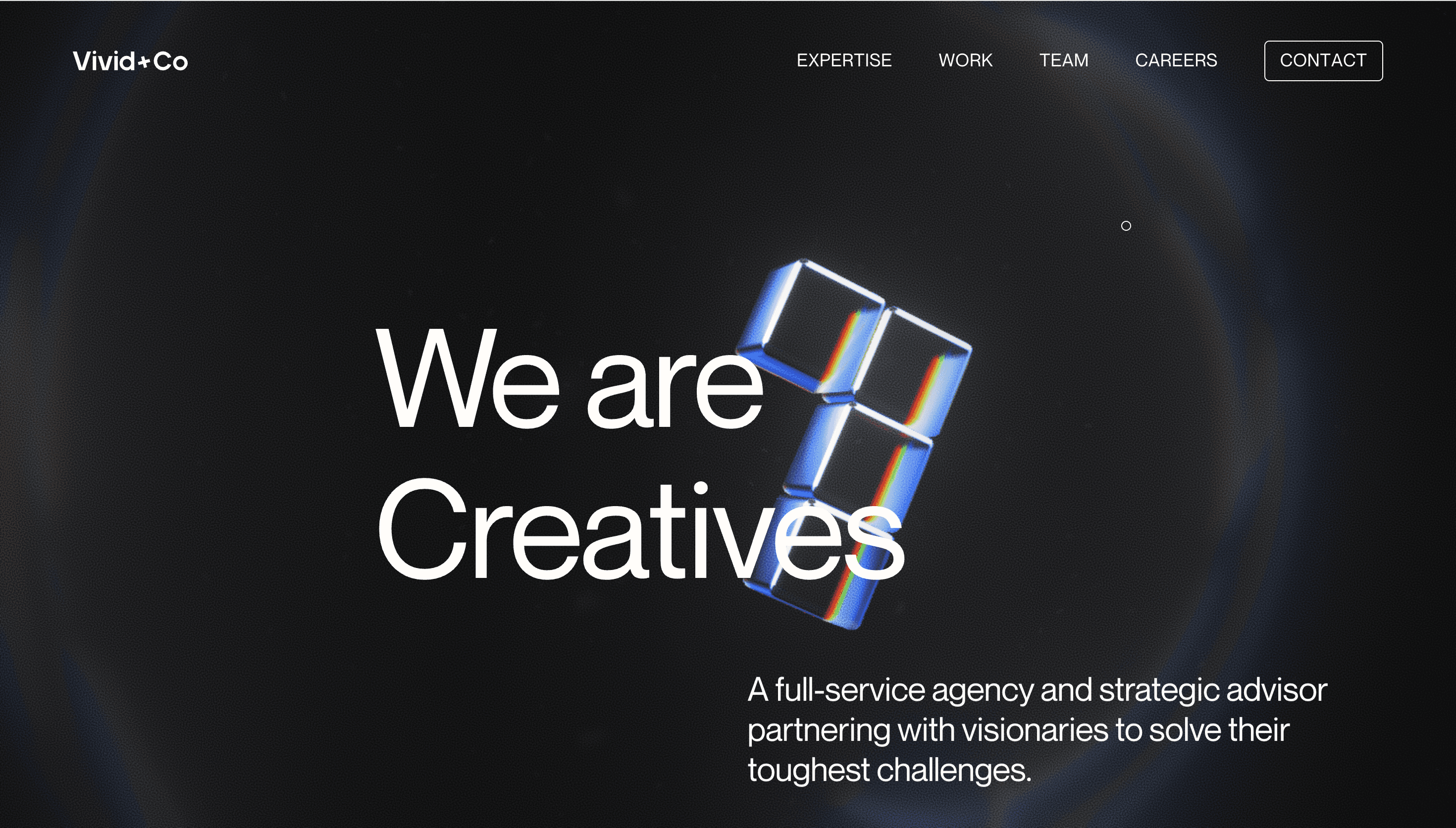 Vivid+Co — Agency, Corporate website design