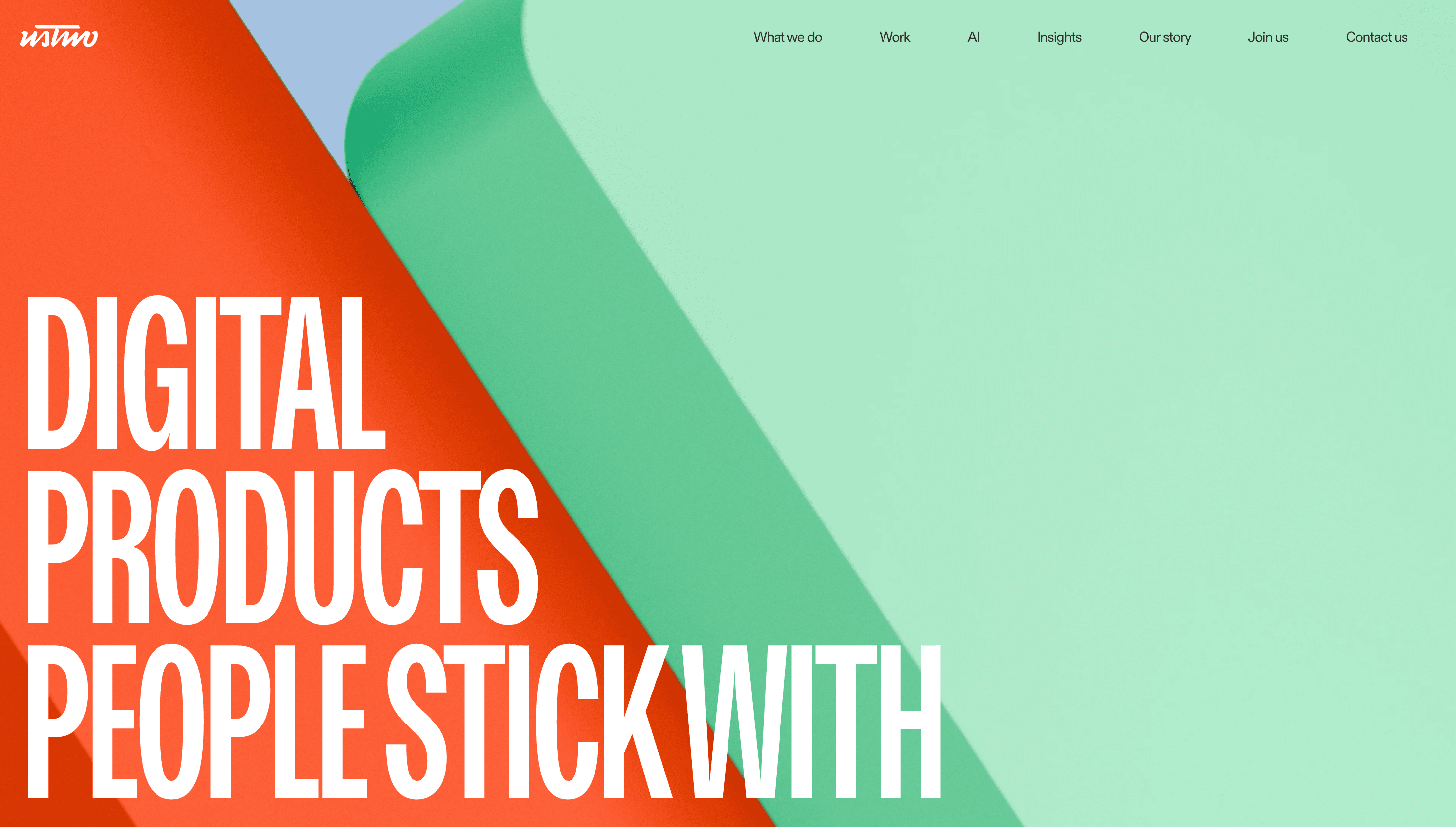 ustwo — Agency, Studio website design