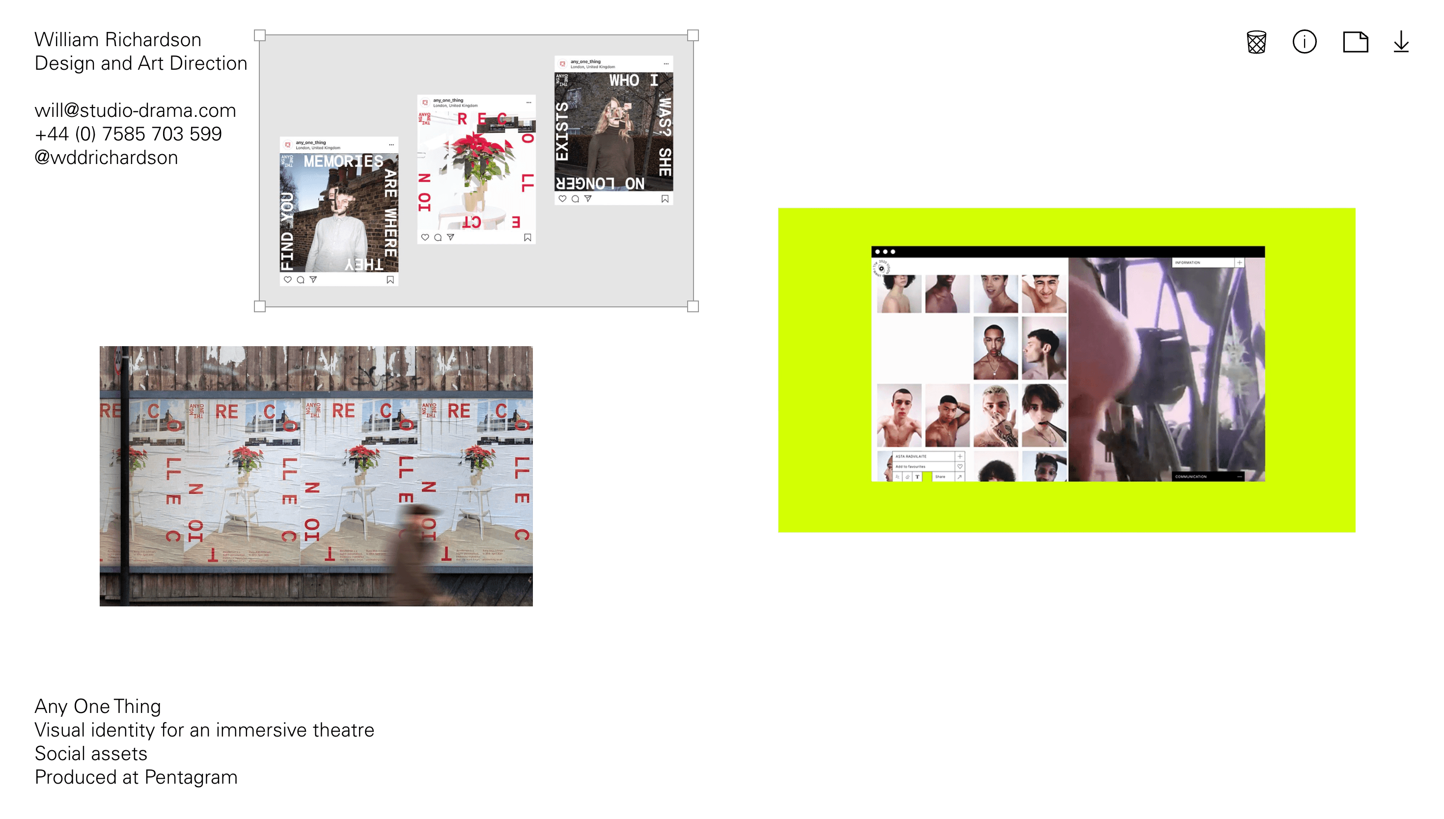 William Richardson β Designer, Art website design