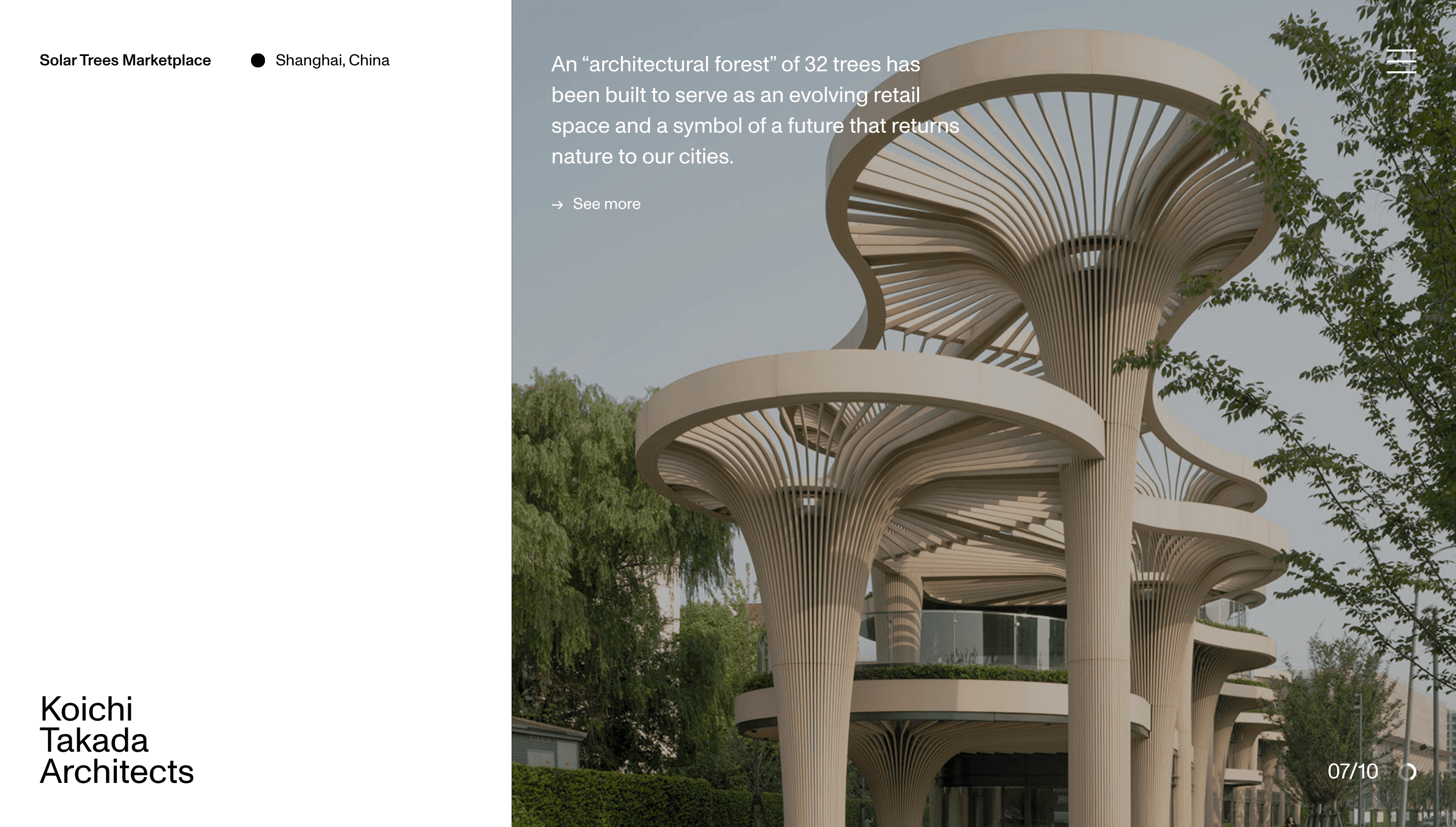 Koichi Takada Architects — Art, Community website design