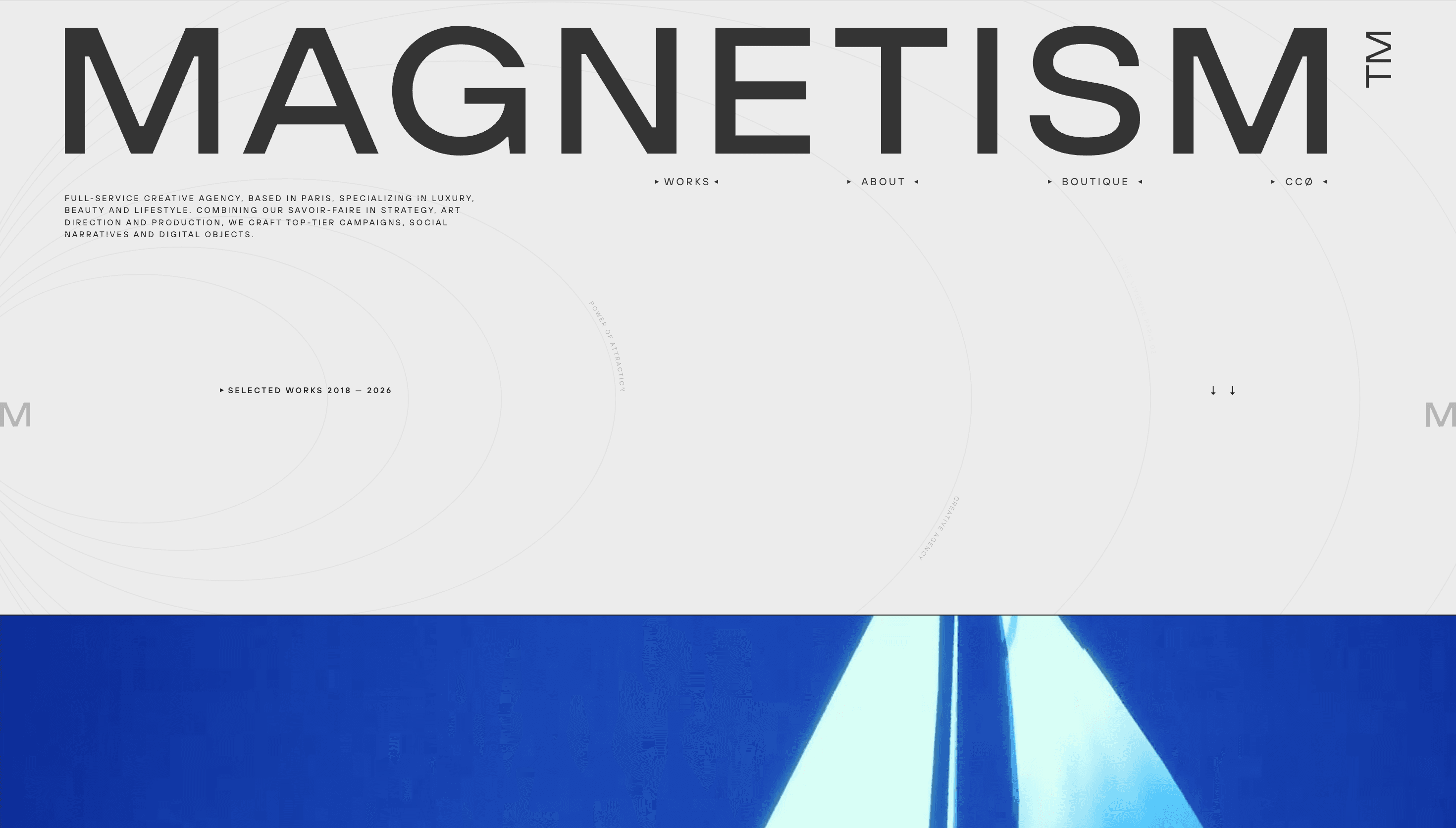 Magnetism — Agency, Branding website design