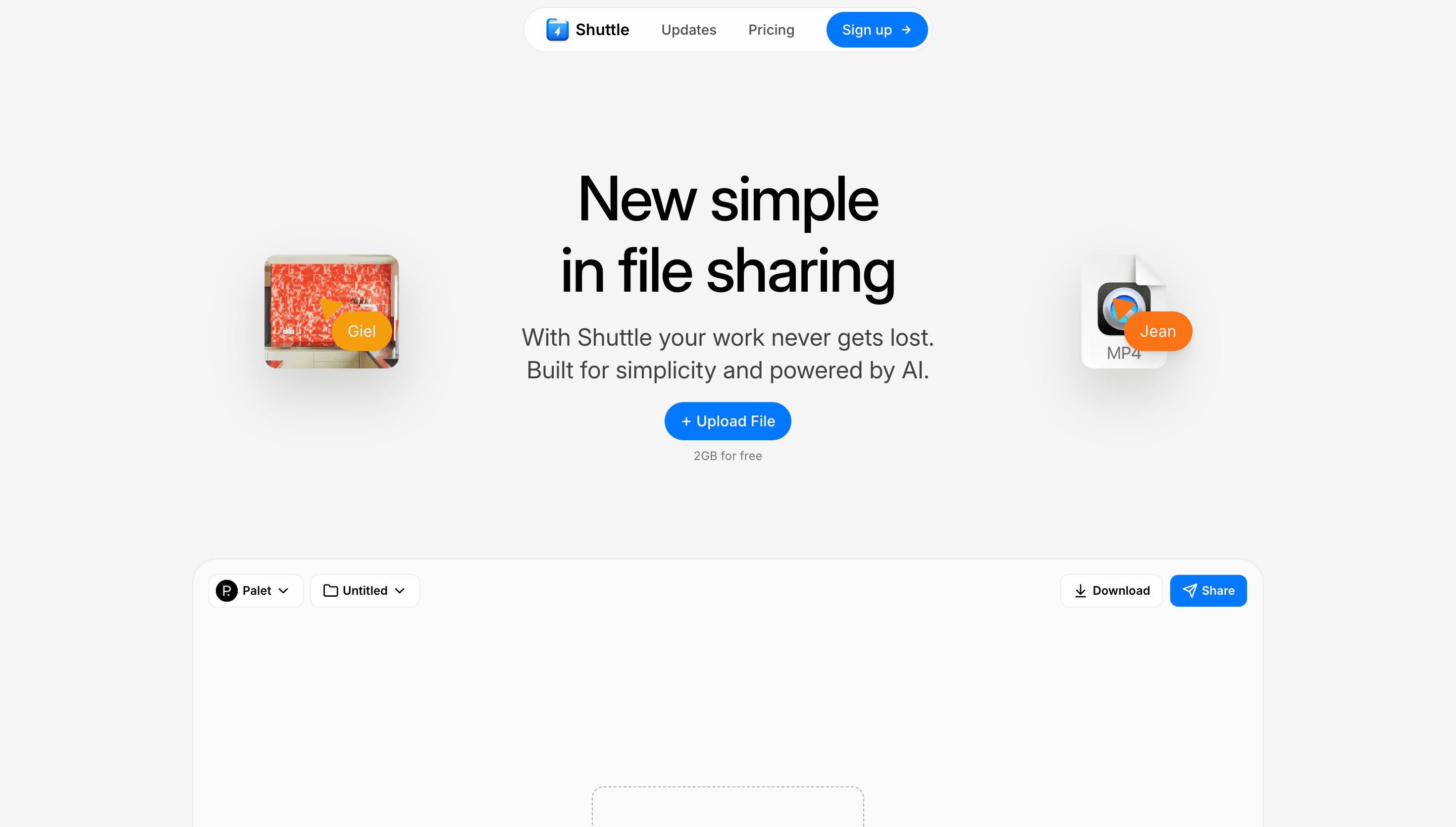 Shuttle — Tech, Productivity website design