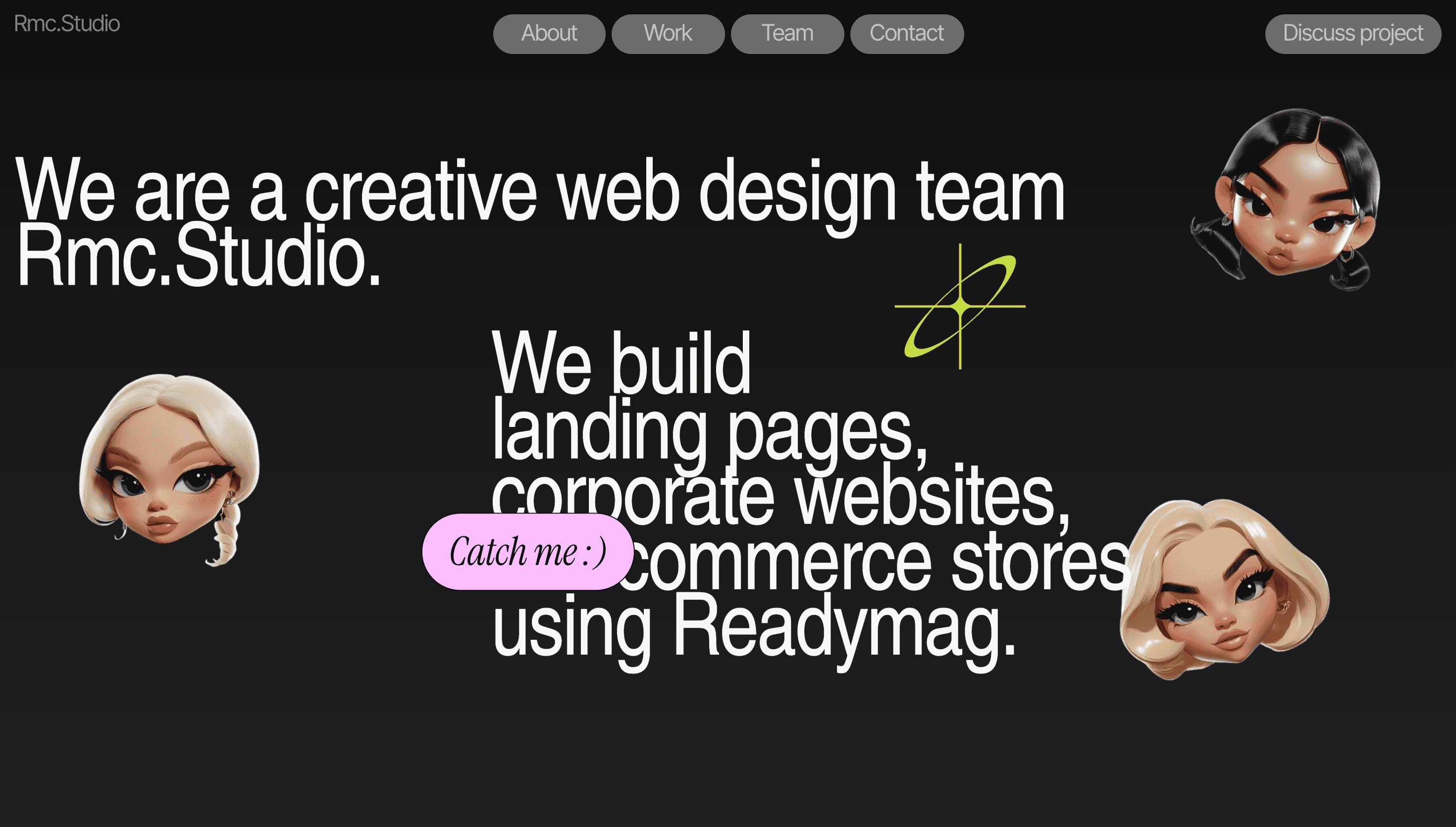 RMC Studio — Agency, Studio website design