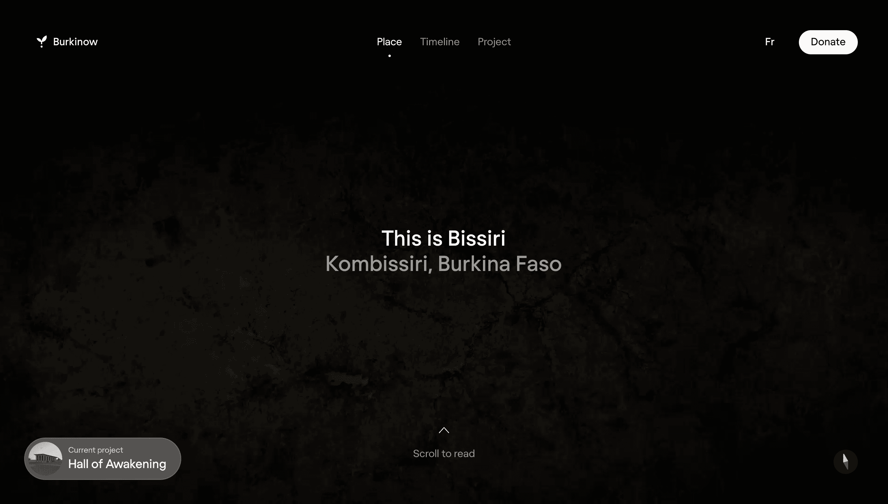Burkinow — Community, Culture website design