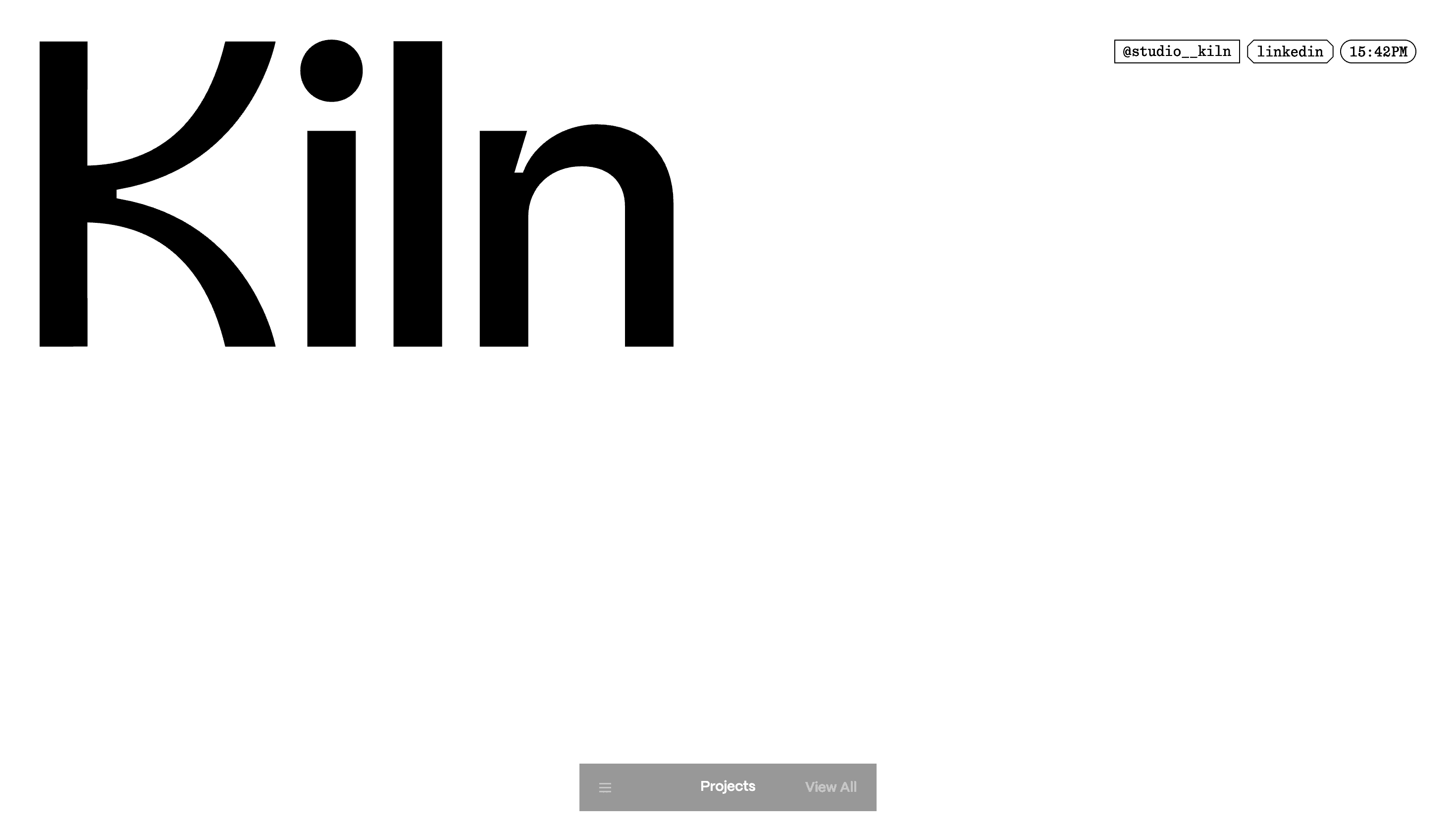 Studio Kiln — Studio, Agency website design