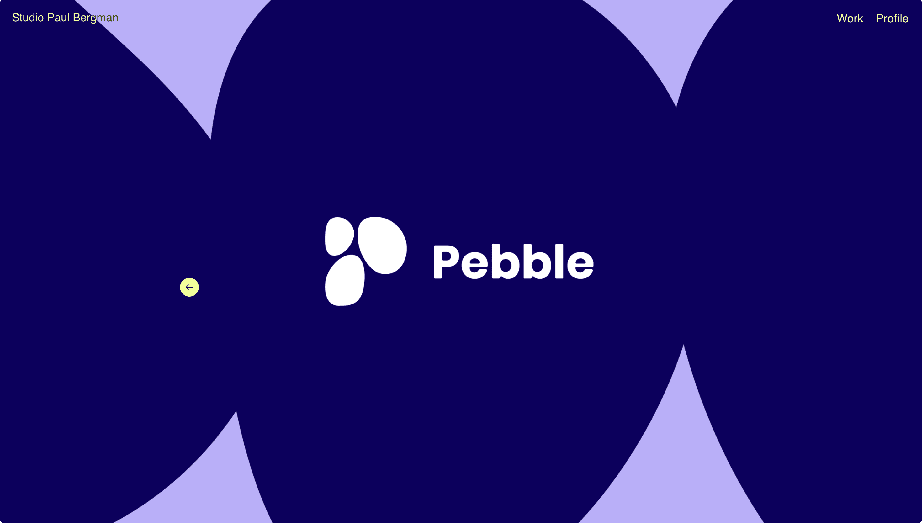 Studio Paul Bergman — Agency, Branding website design