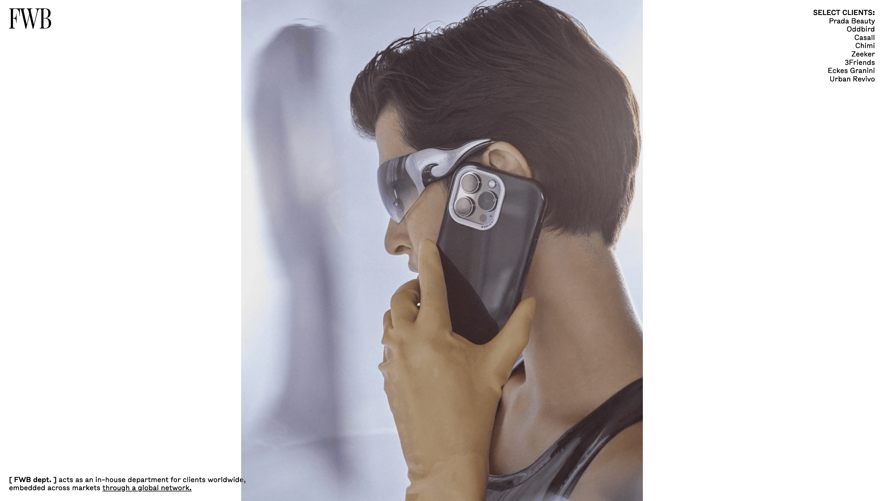 FWB dept. — Agency, Corporate website design