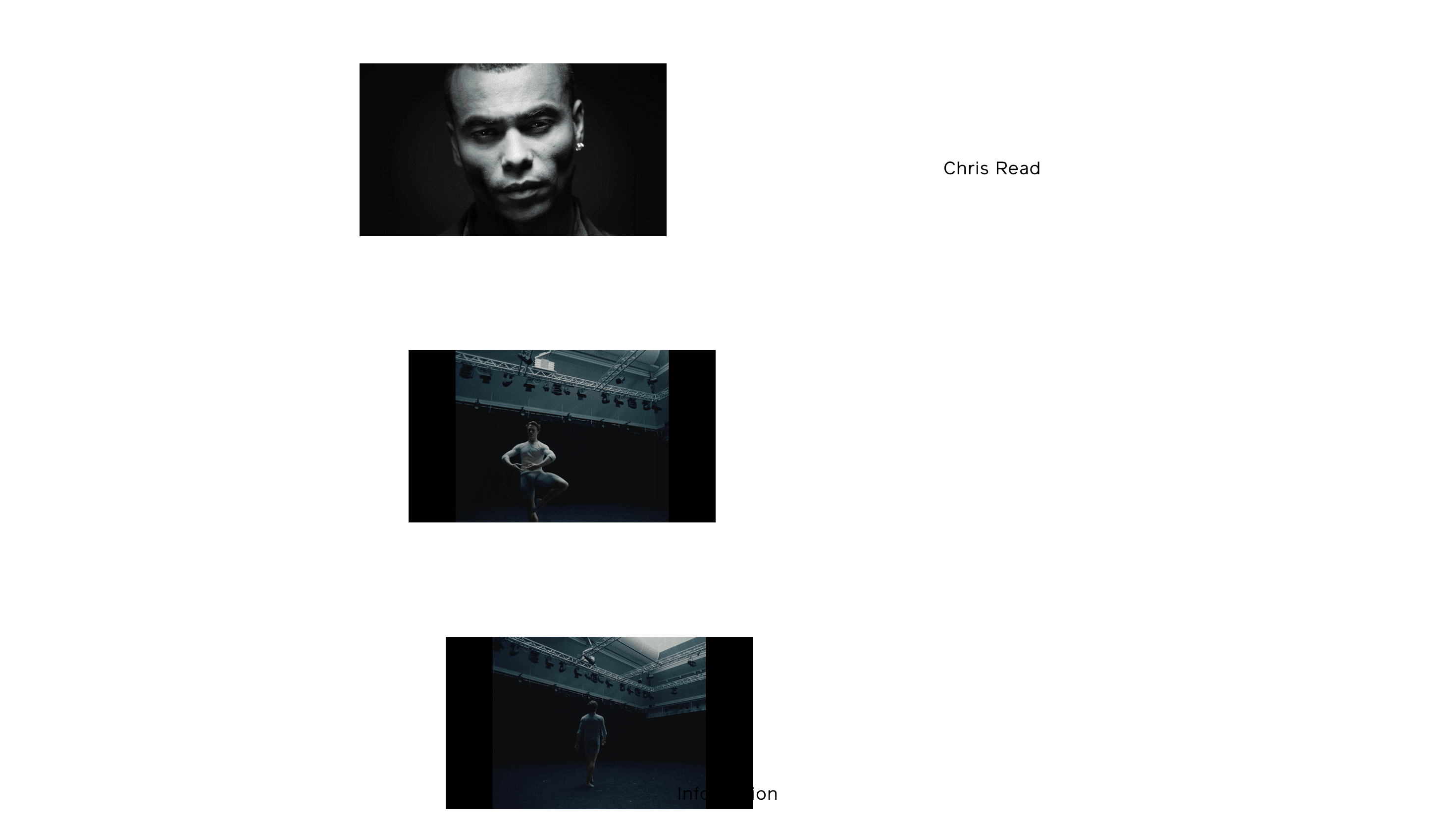 Chris Read — Personal, Portfolio website design