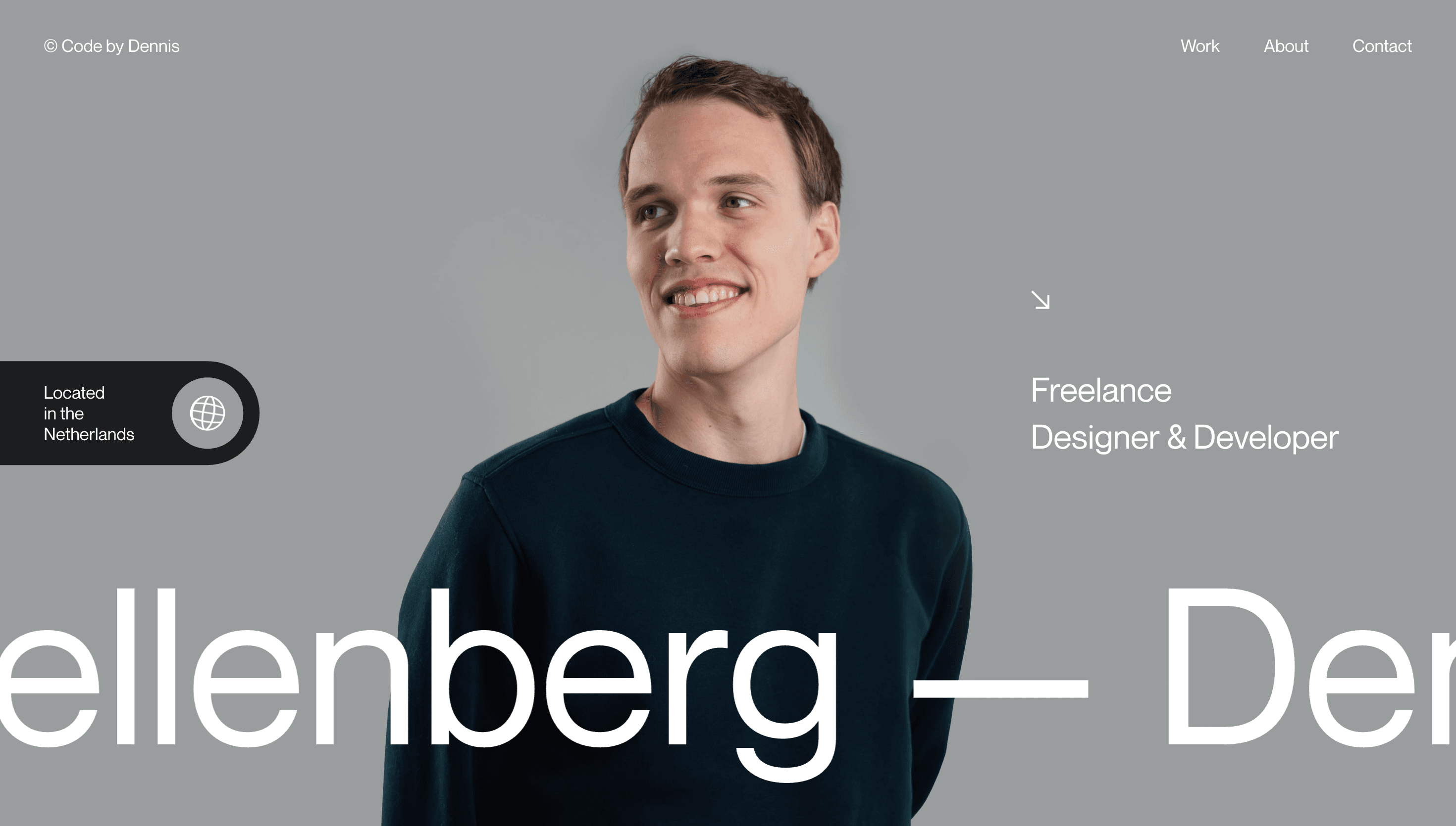 Dennis Snellenberg — Designer, Developer website design