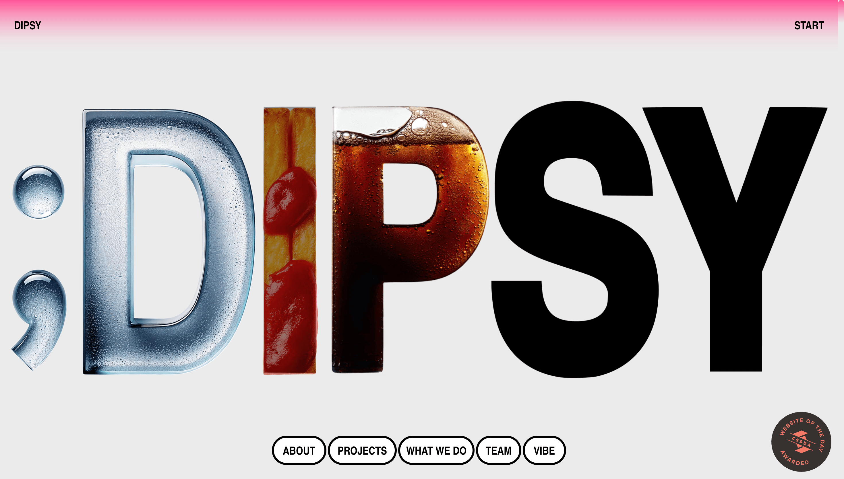 Dipsy Design Studio — Agency, Studio website design