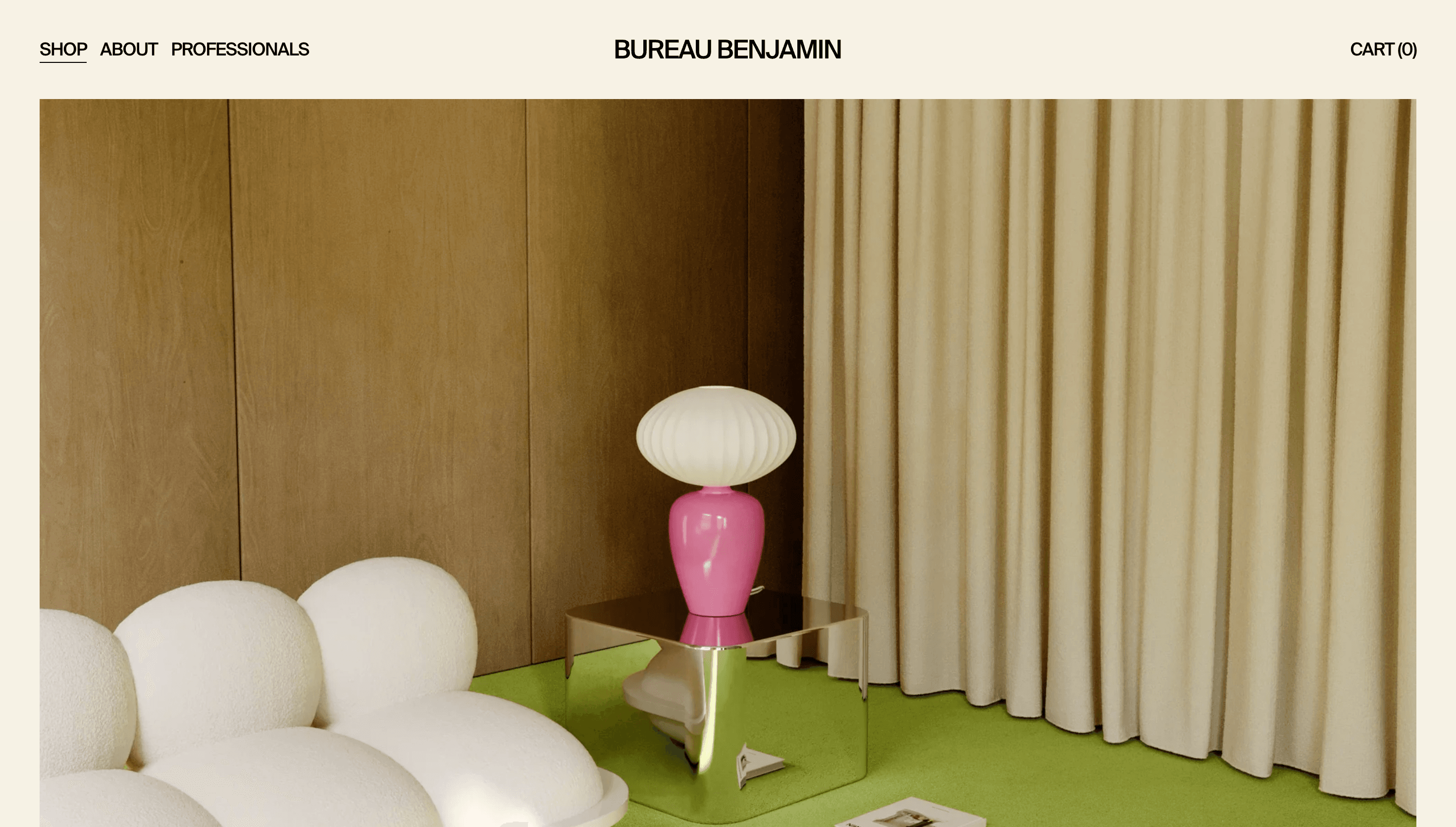 Bureau Benjamin — Designer, Product website design