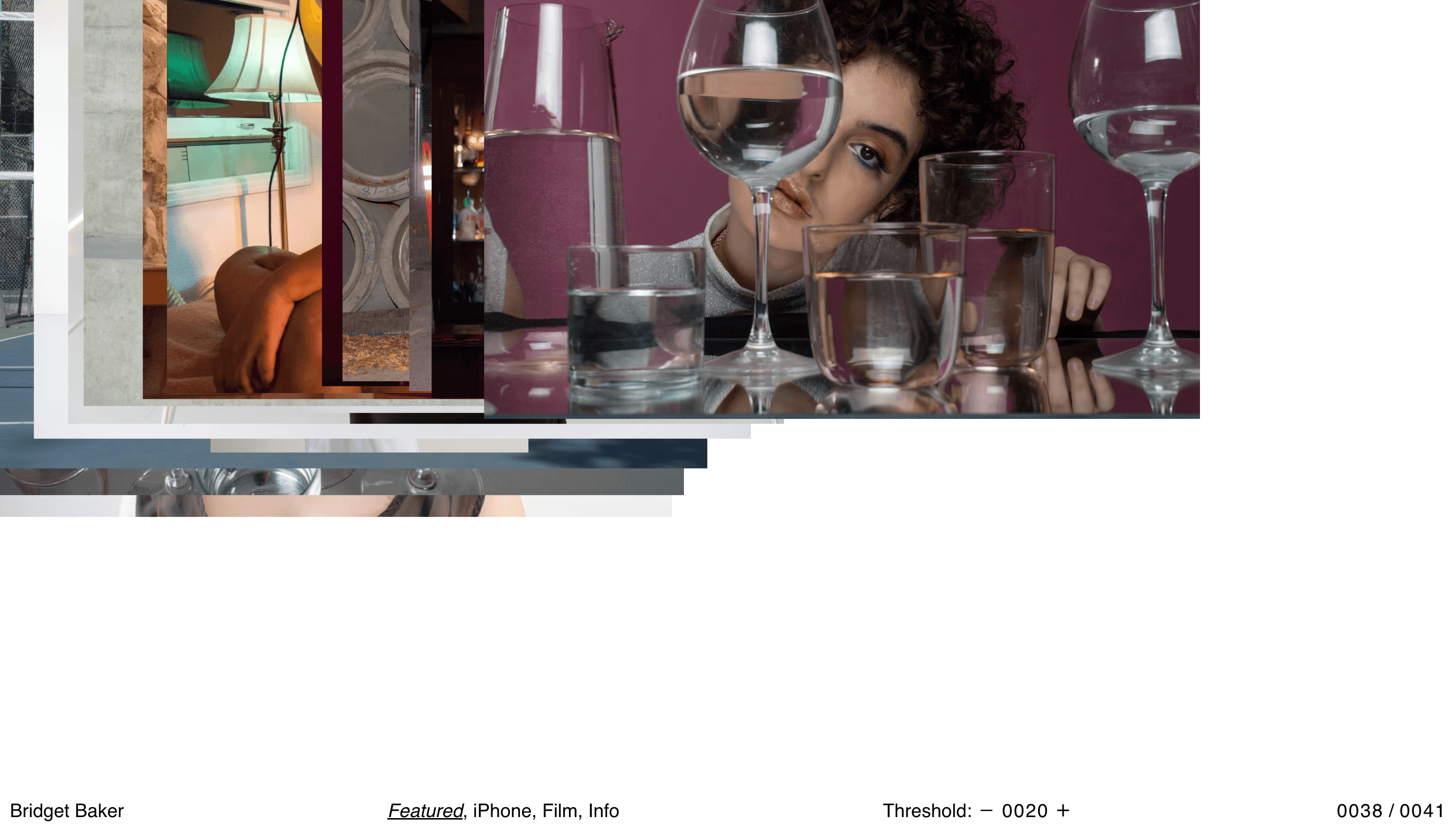 Bridget Baker — Portfolio, Personal website design