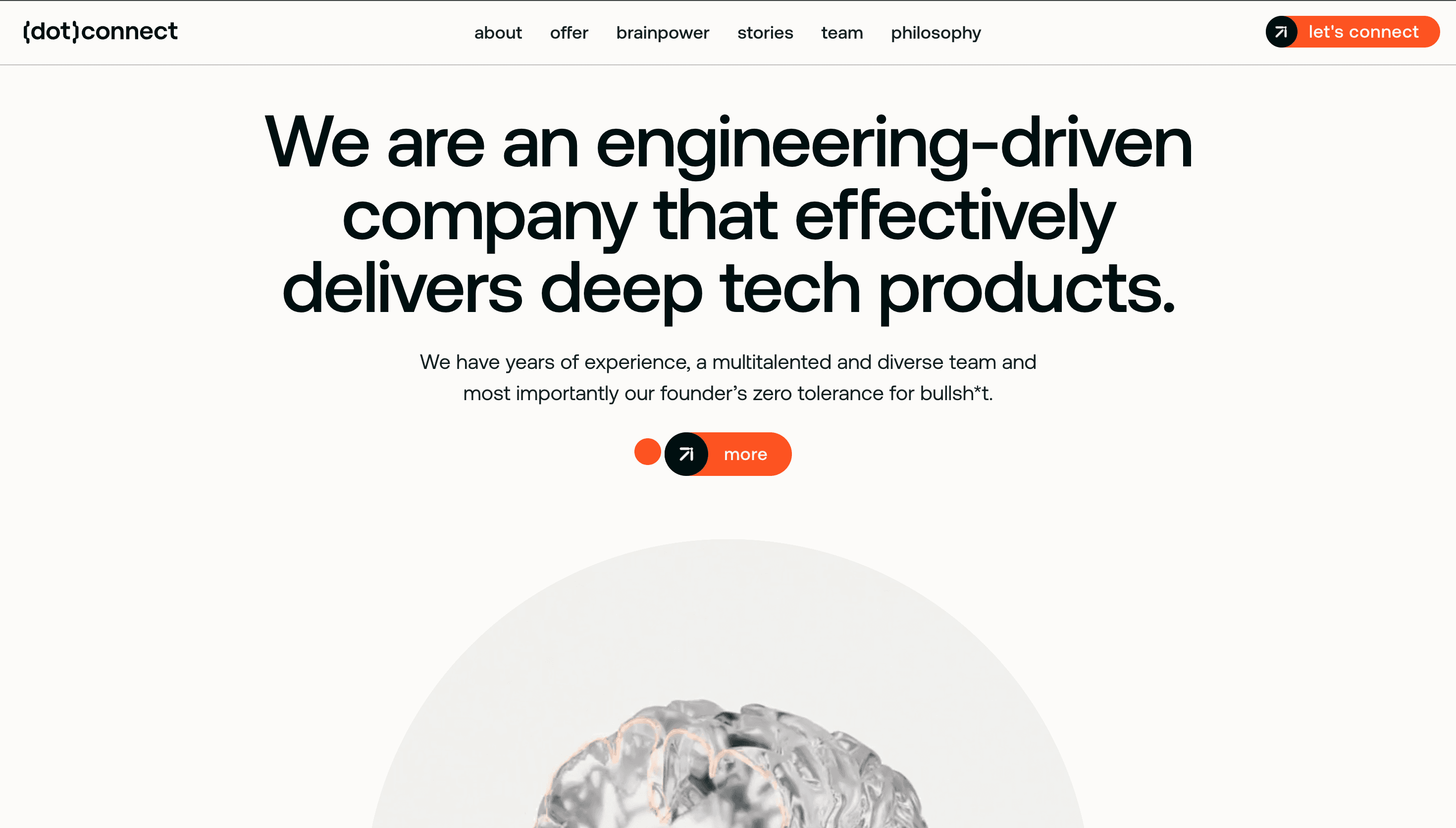 (dot)connect — Web3, Developer website design