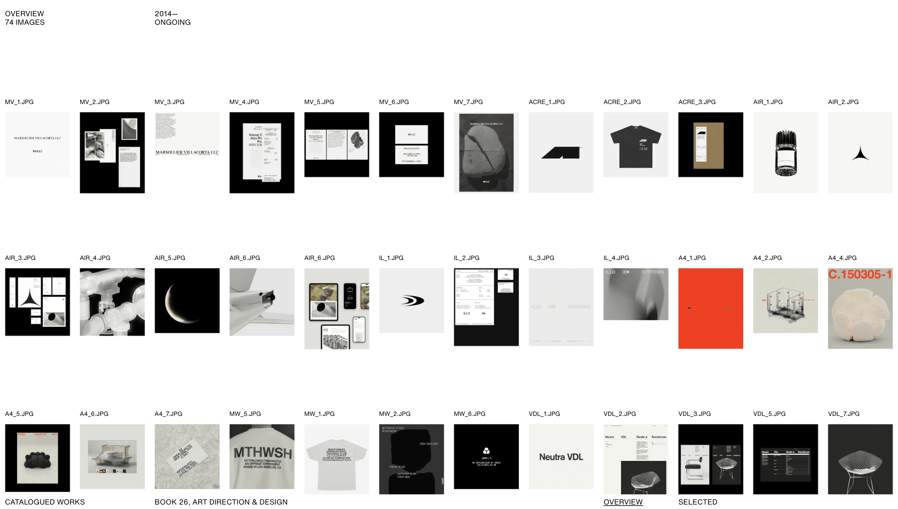 Ben Mingo — Designer, Portfolio website design