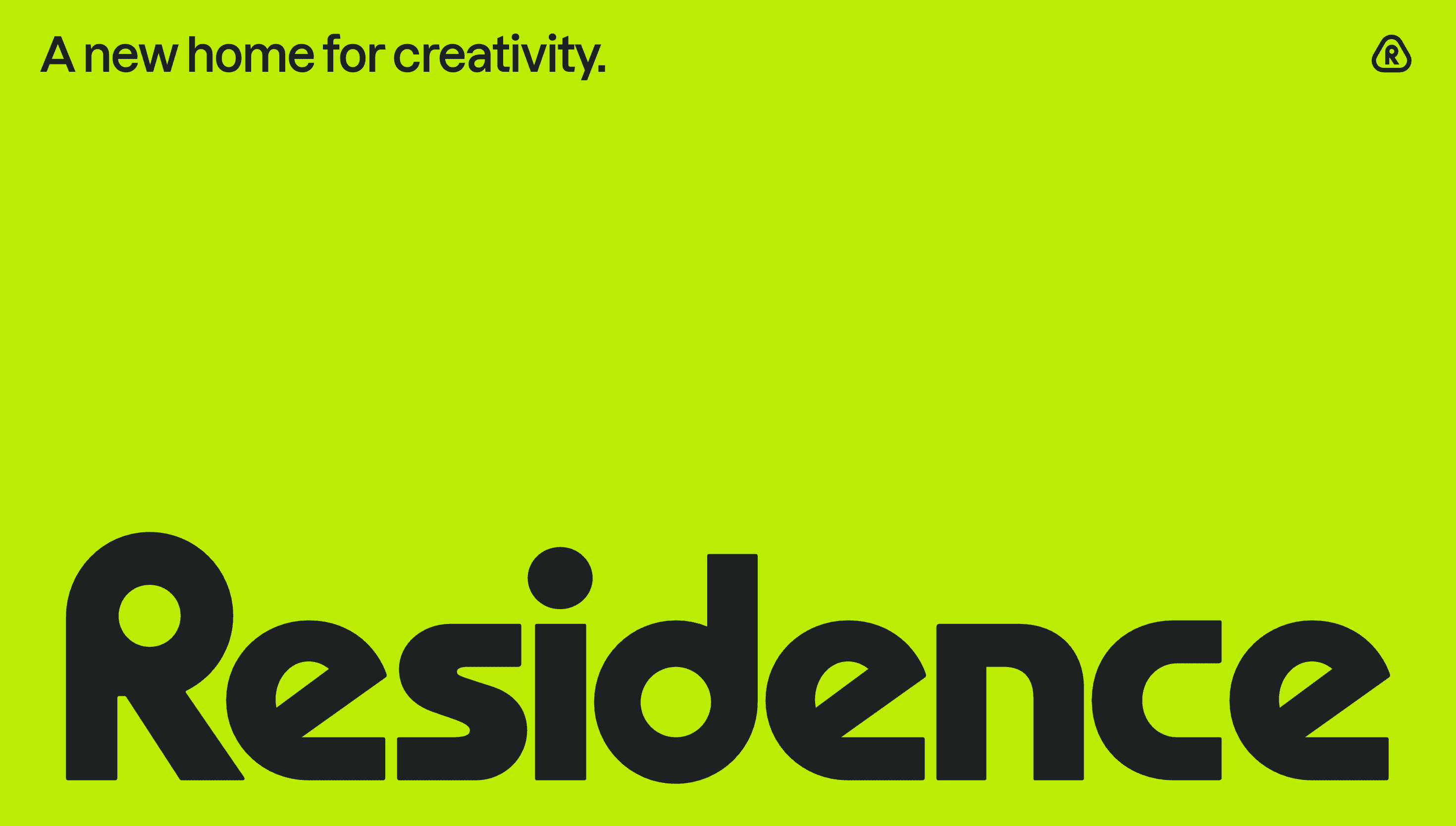 Residence — Agency, Studio website design