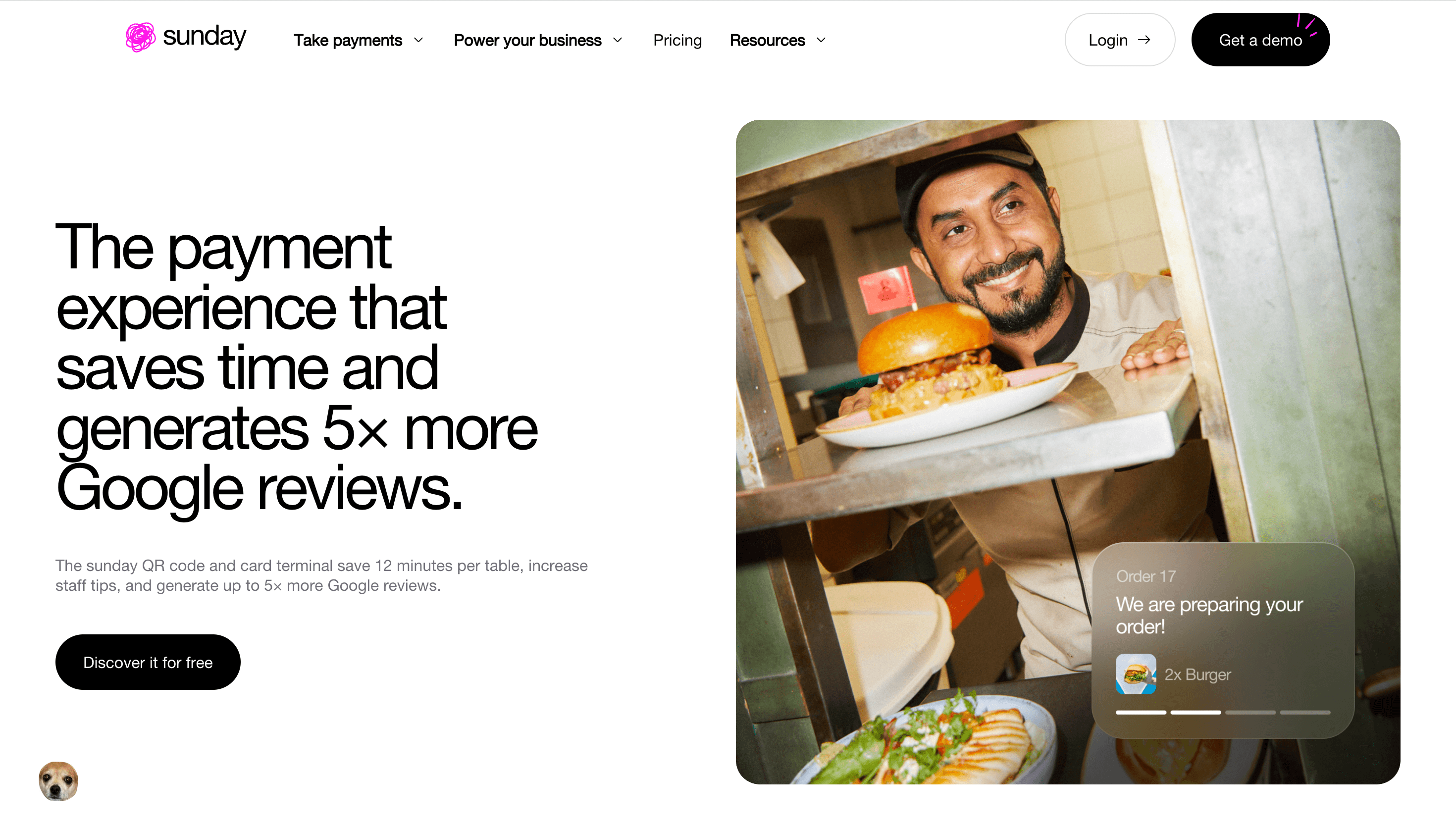 Sunday App — SaaS, Product website design