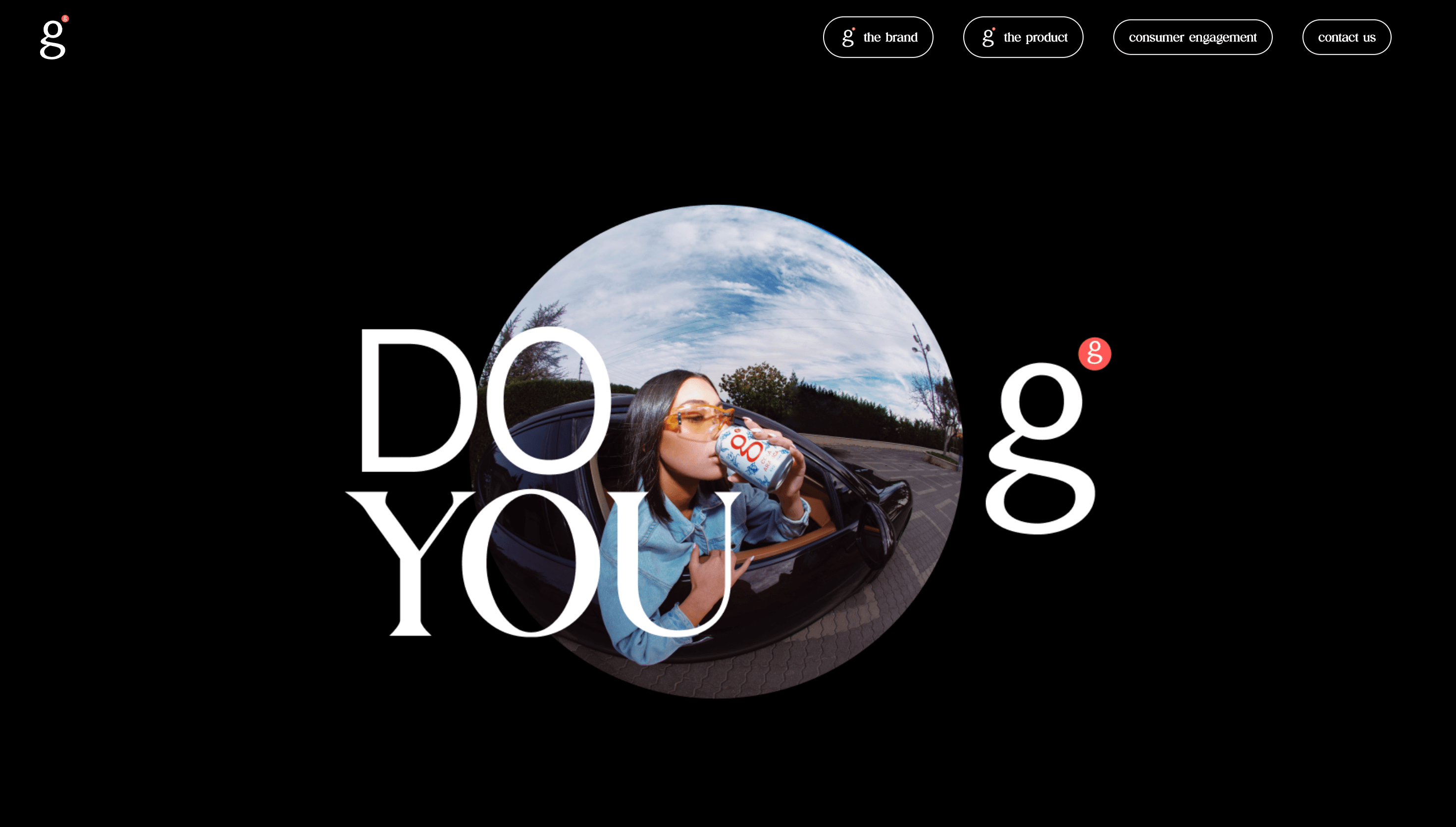 g Middle East — Food, Product website design