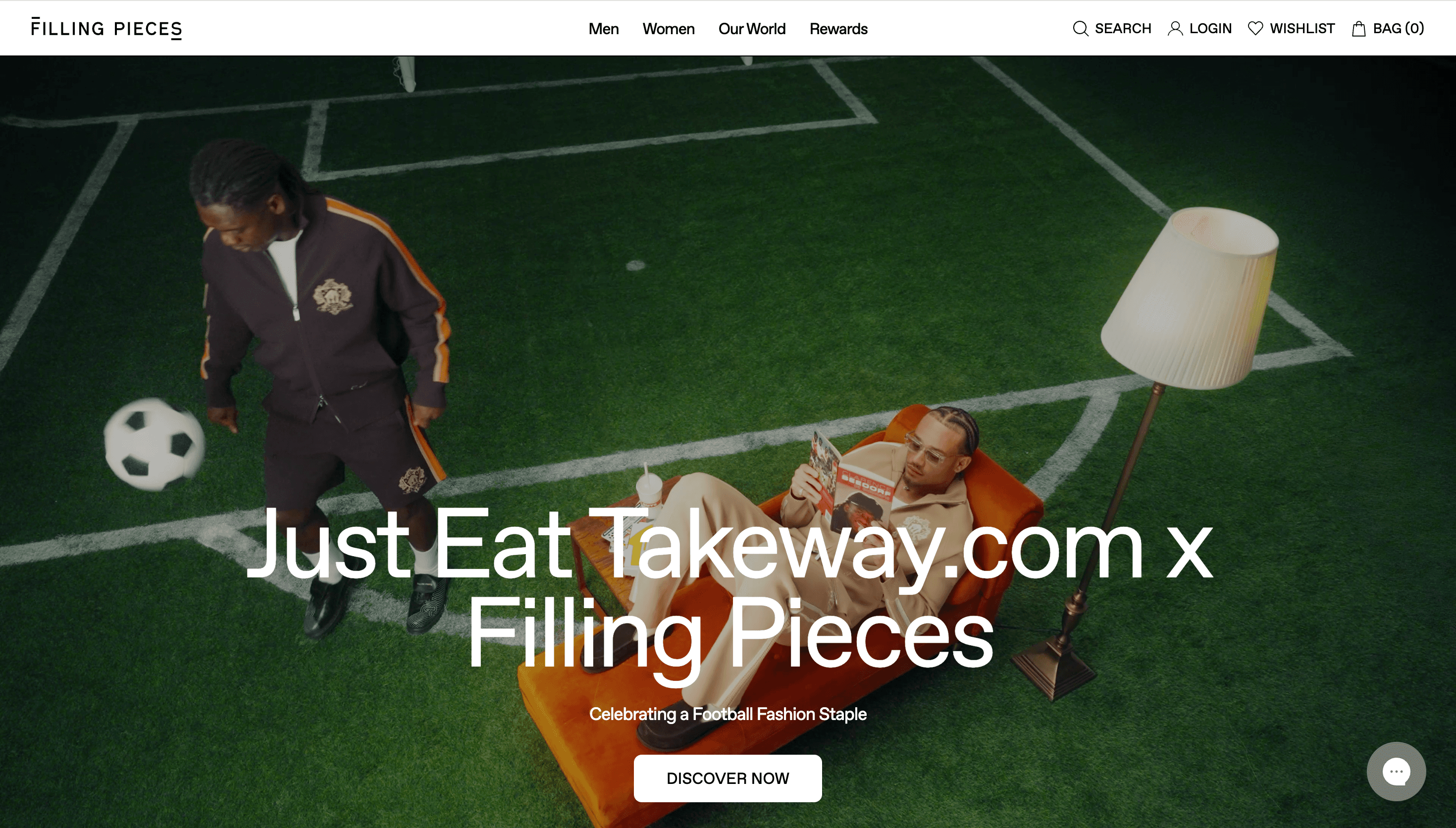 Filling Pieces — Fashion, E-commerce website design