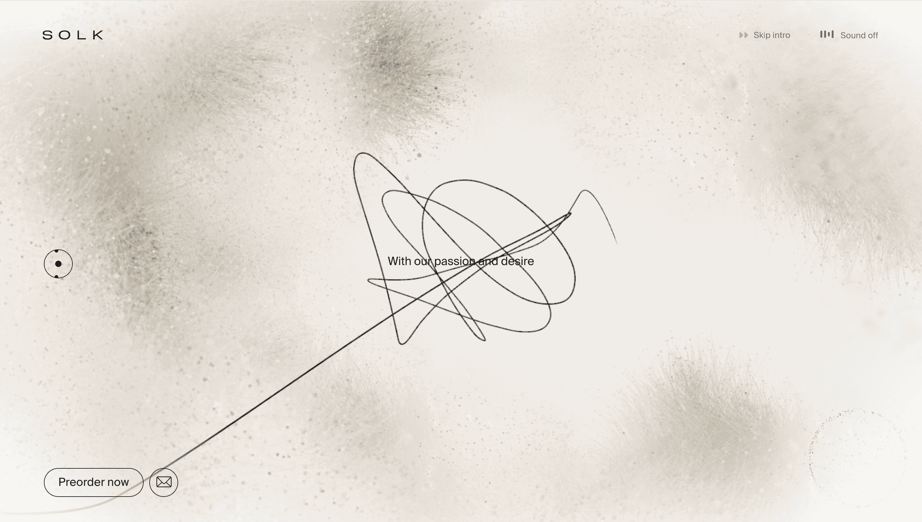 SOLK — 3D, Motion website design