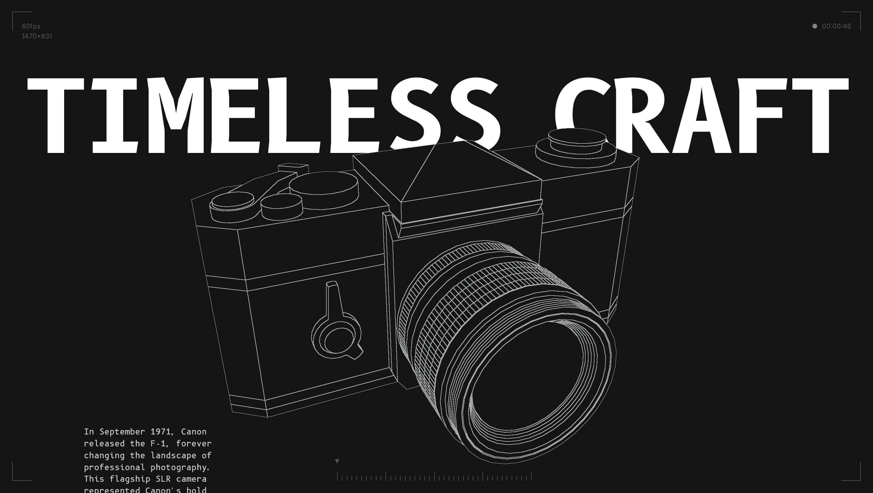 35 mm — Minimal, 3D website design