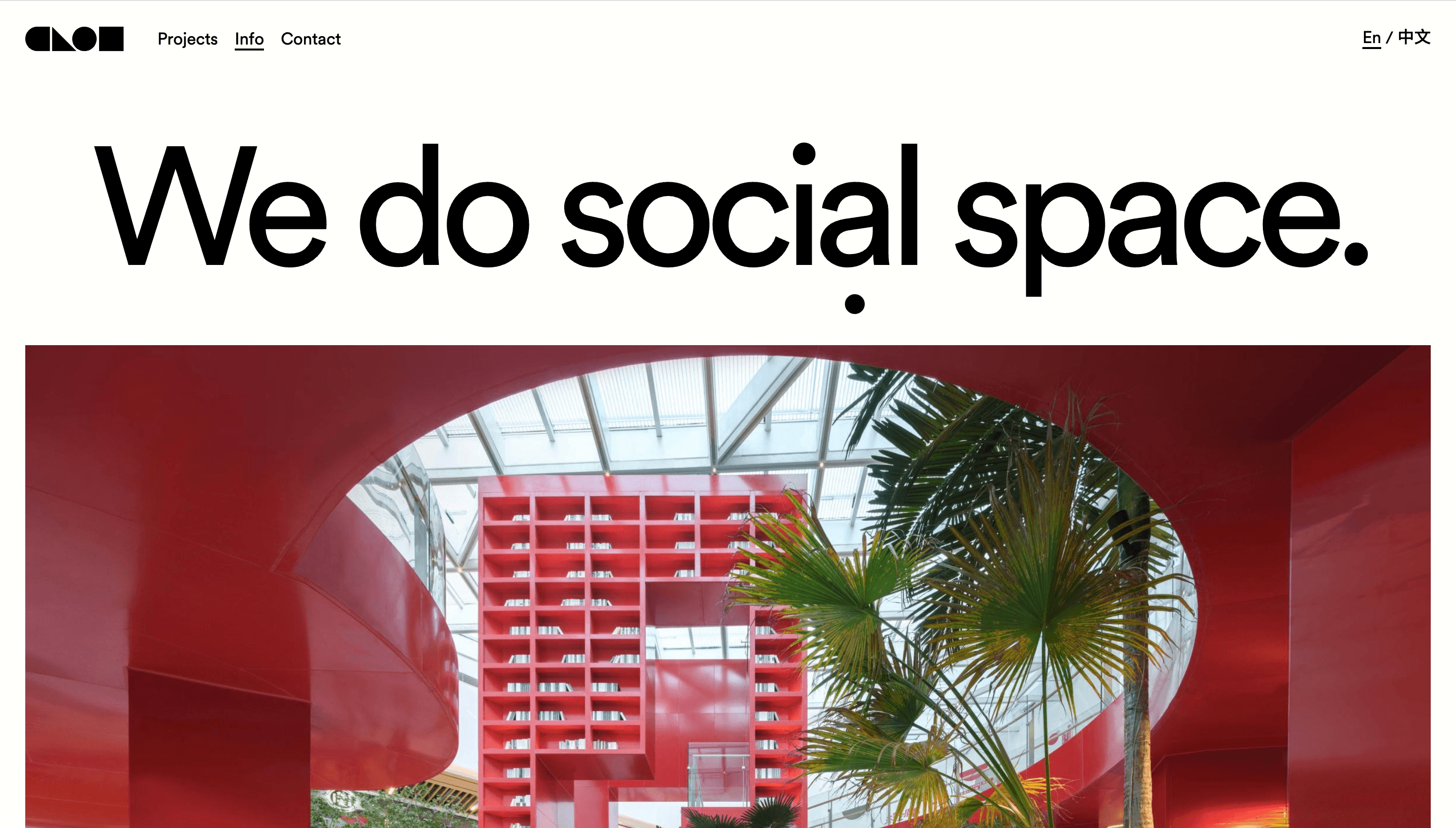CLOU architects — Agency, Community website design