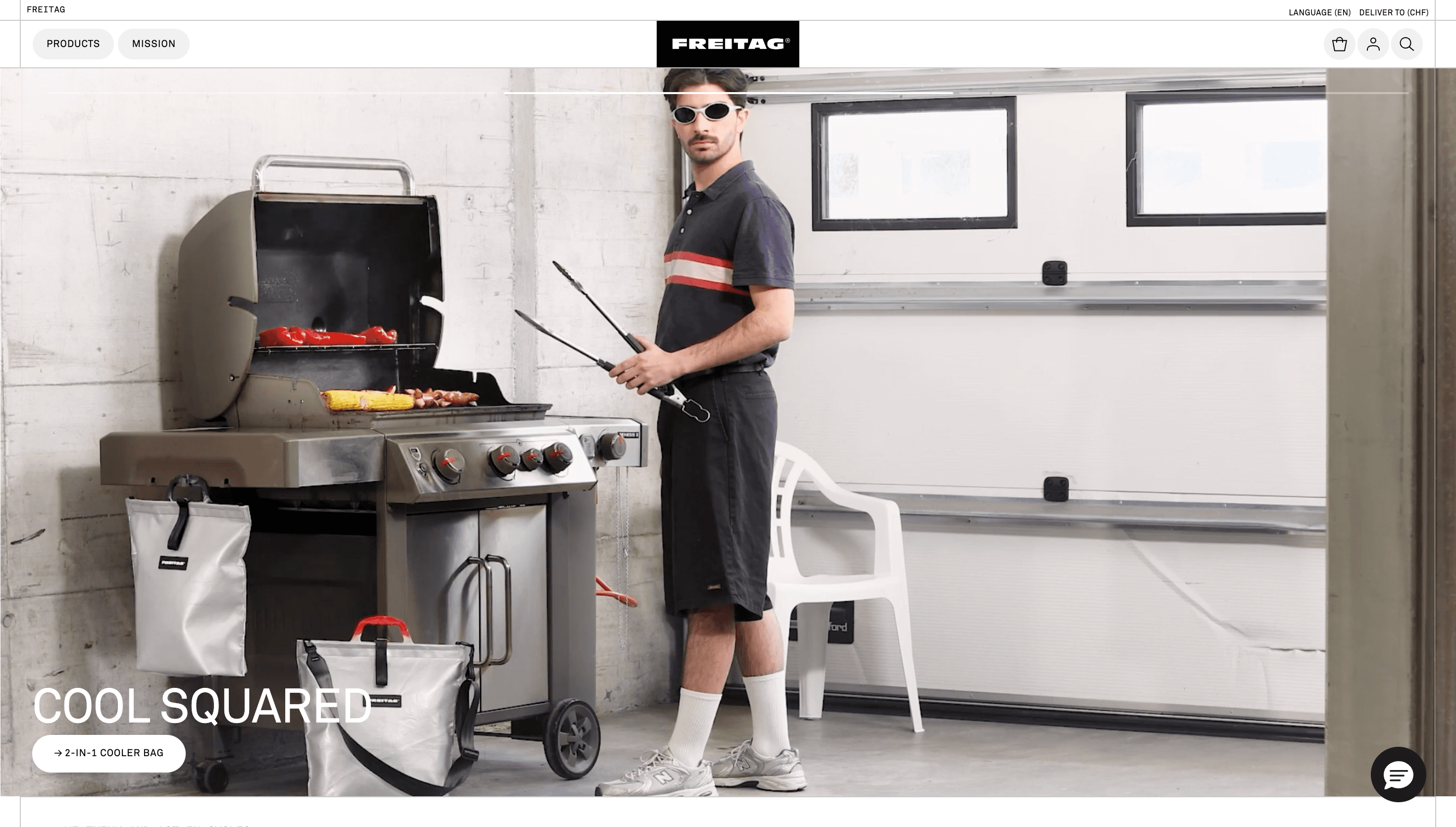freitag.ch — Fashion, Sustainability website design