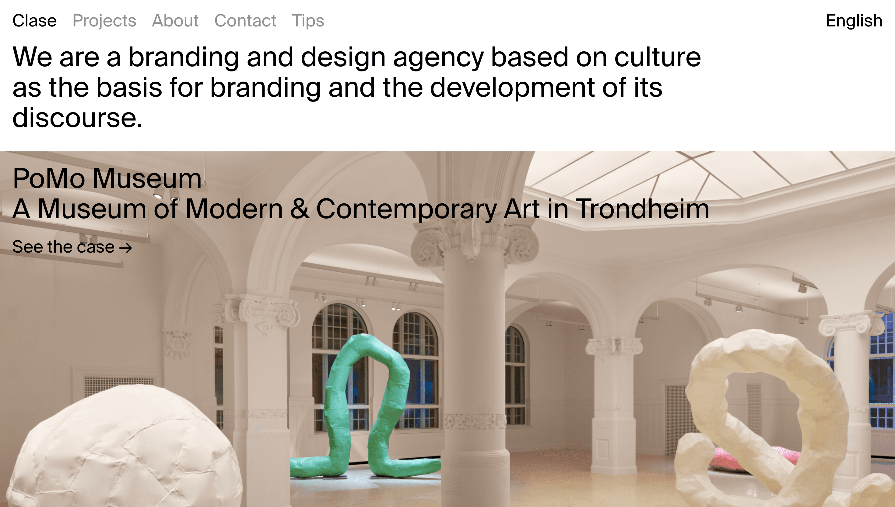 Clase BCN — Agency, Branding website design