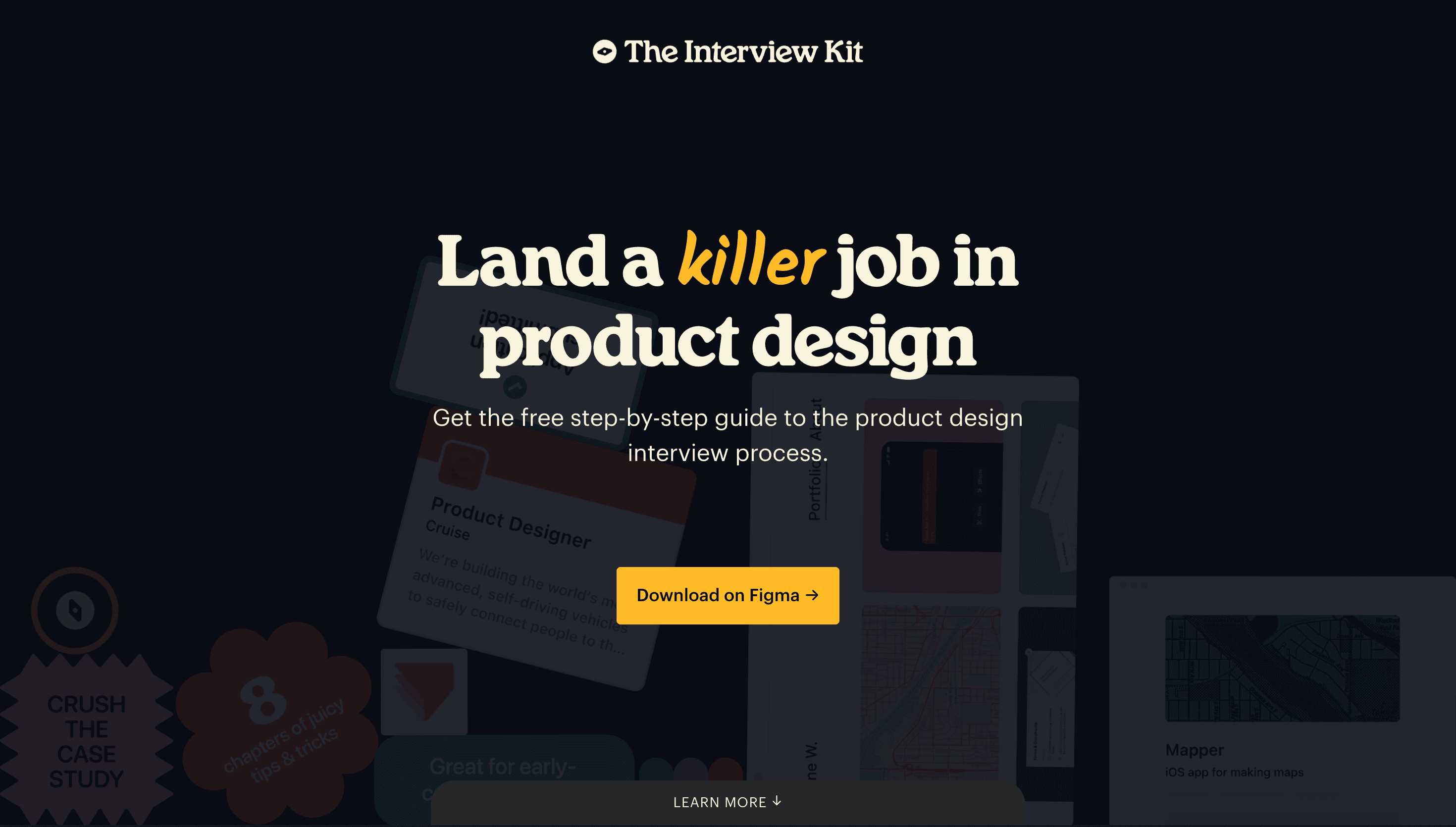 The Interview Kit — Education, Designer website design