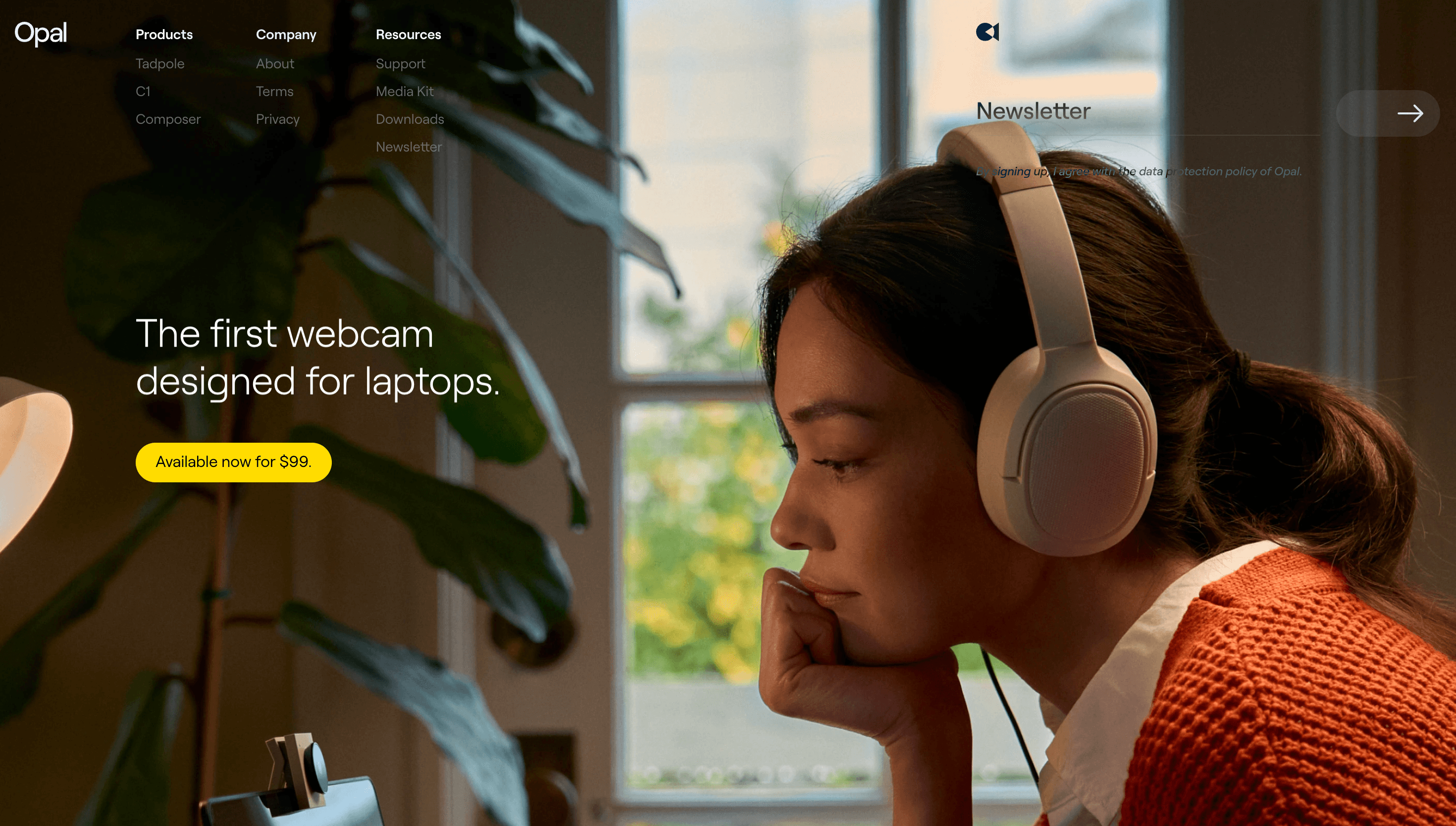 Opal Camera Inc. — Tech, Product website design