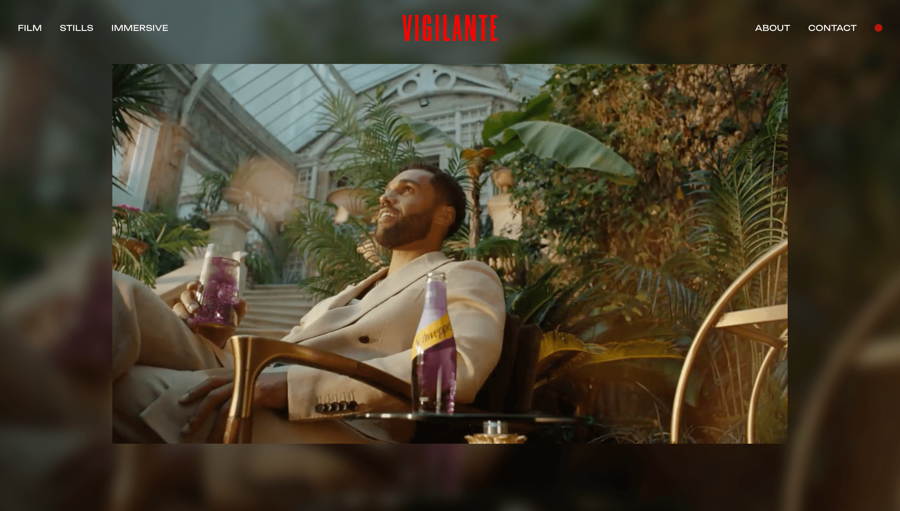 Vigilante — Agency, Studio website design