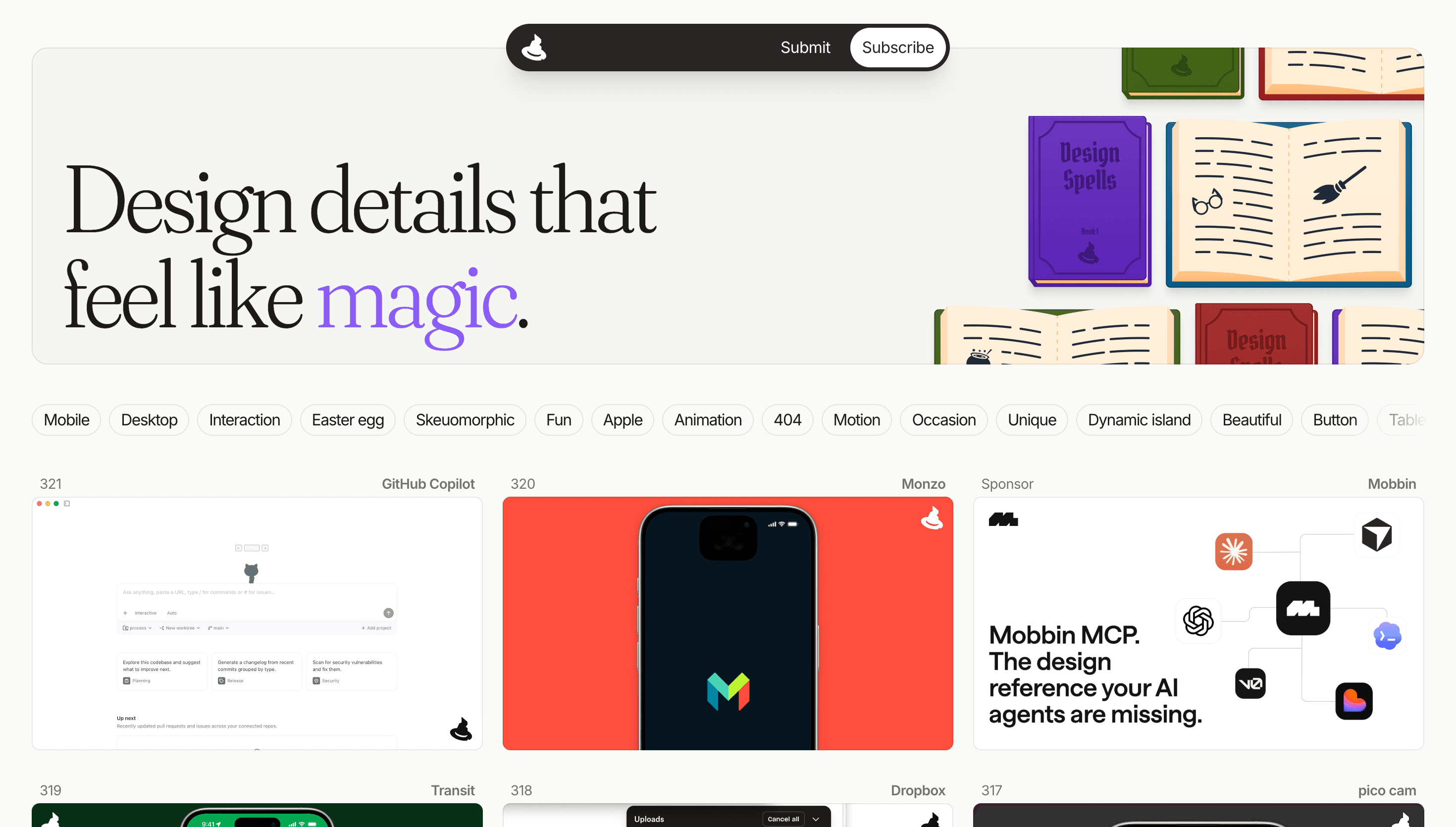 Design Spells — Animation, Motion website design