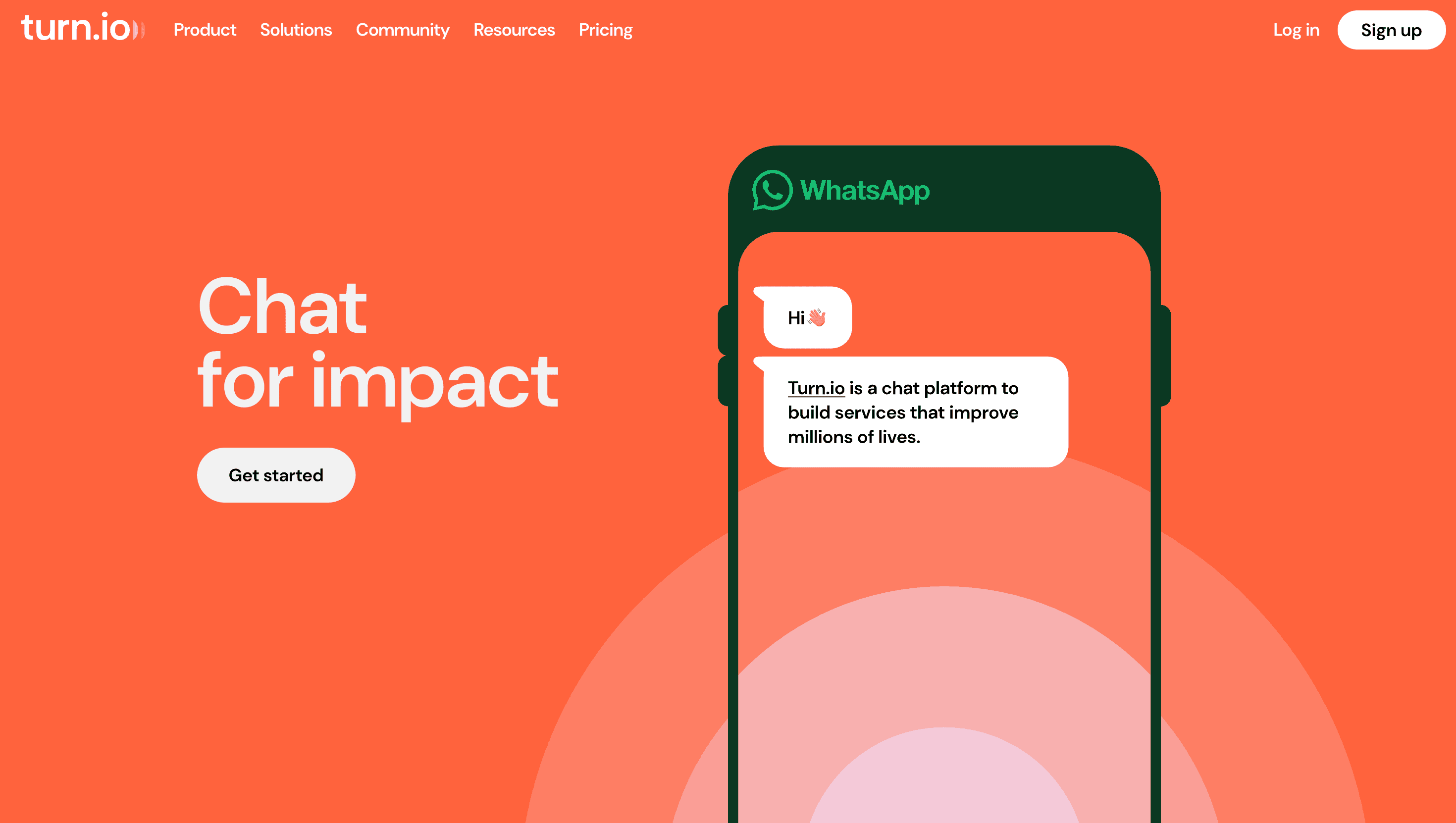 Turn.io — Colorful, Animation website design