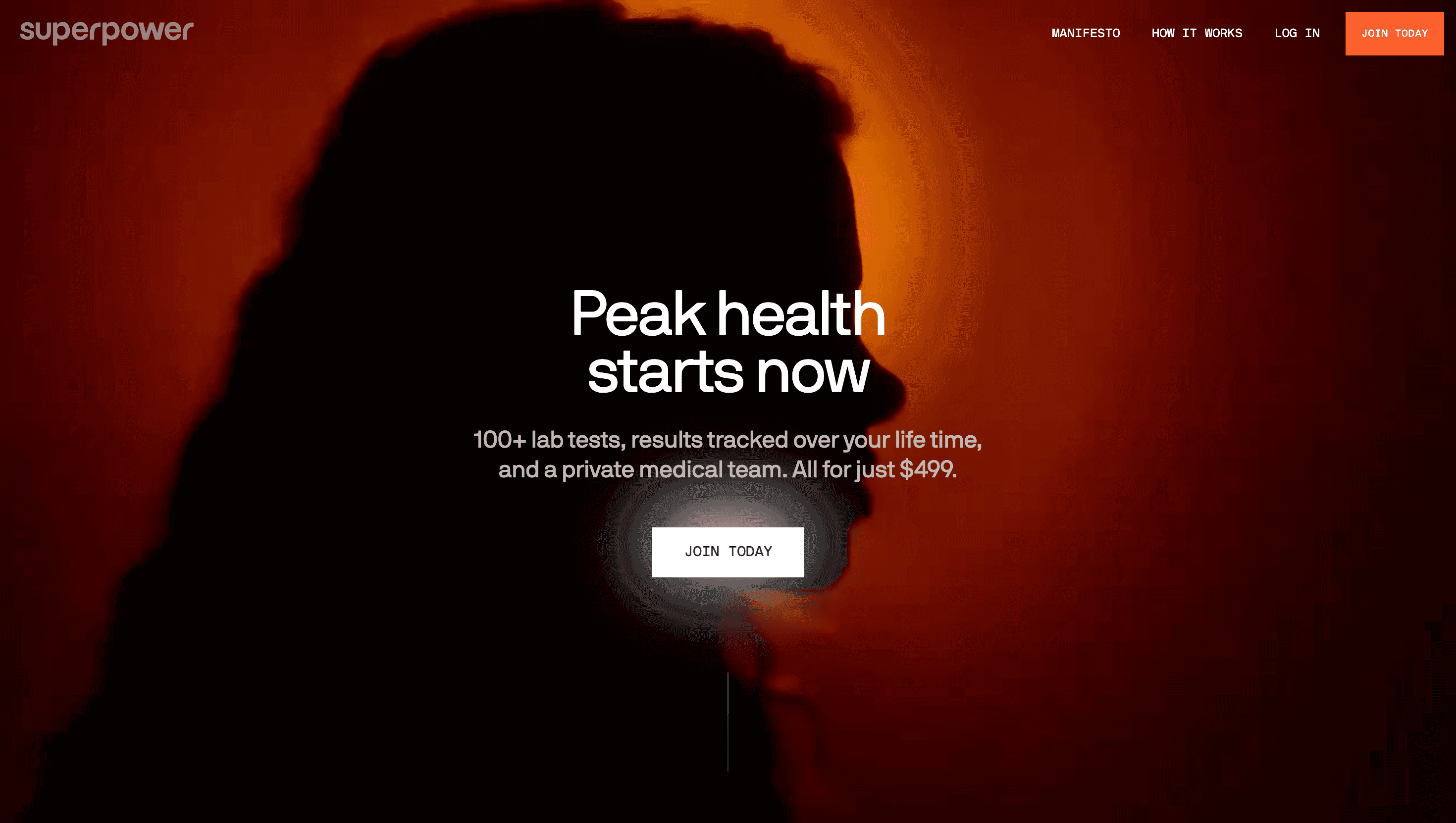 Superpower — Product, Minimal website design