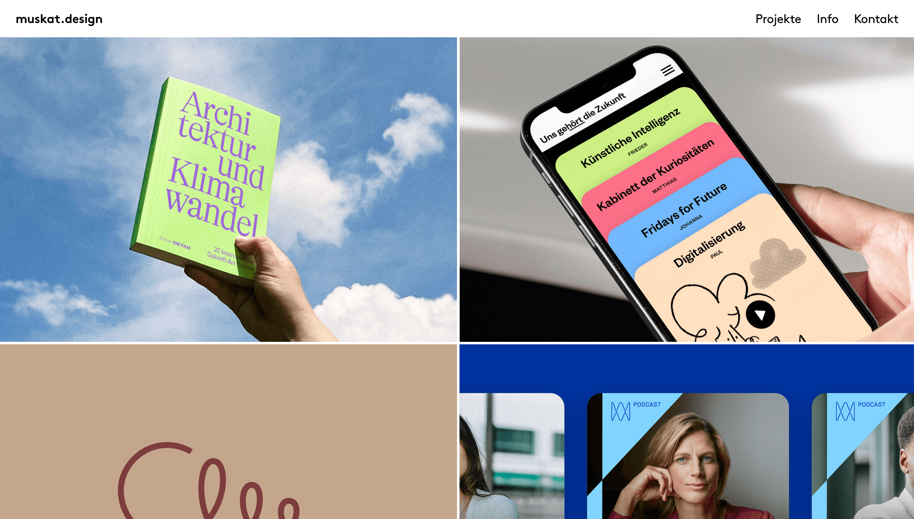 muskat — Agency, Studio website design