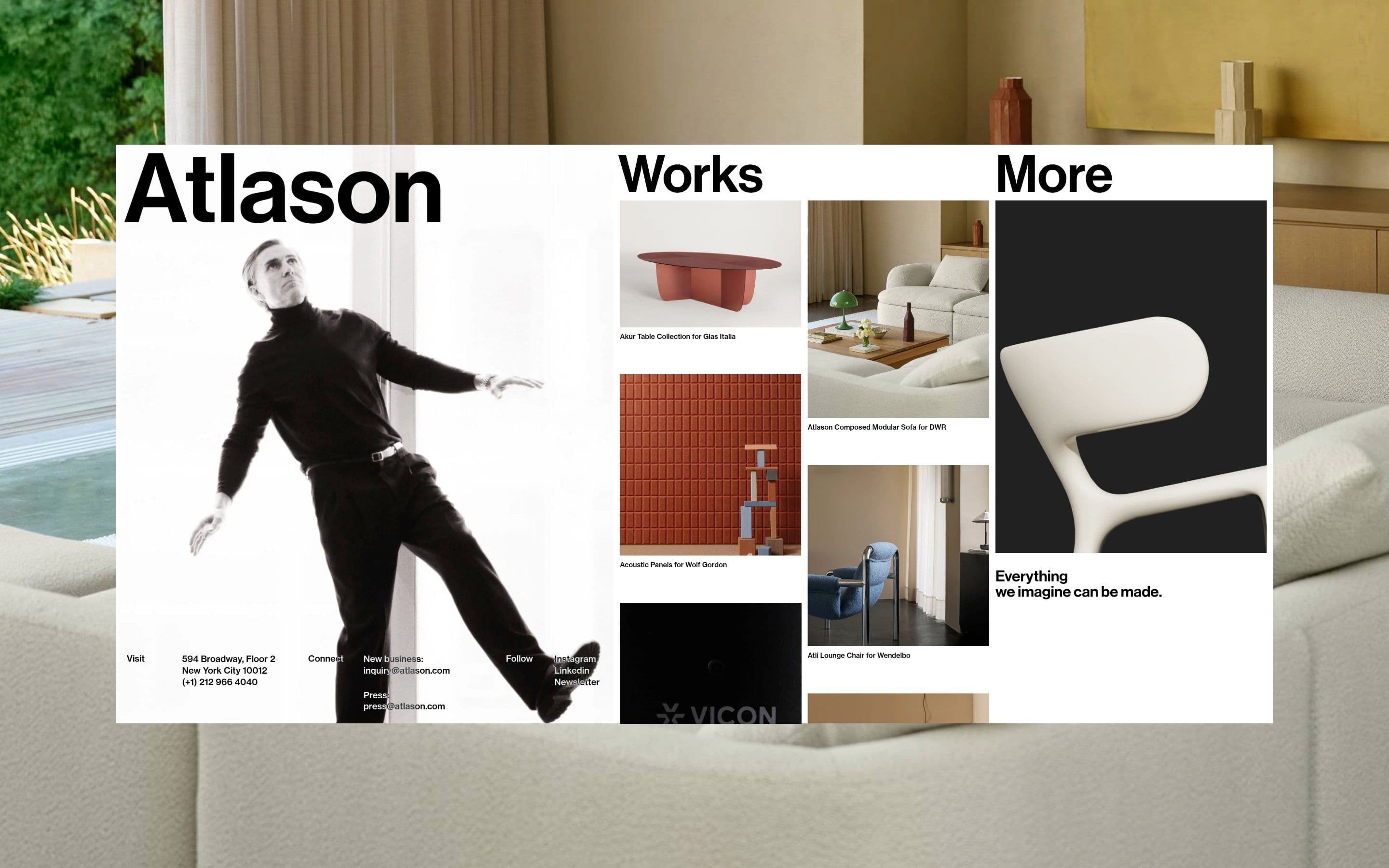 Atlason — Designer, Sustainability website design