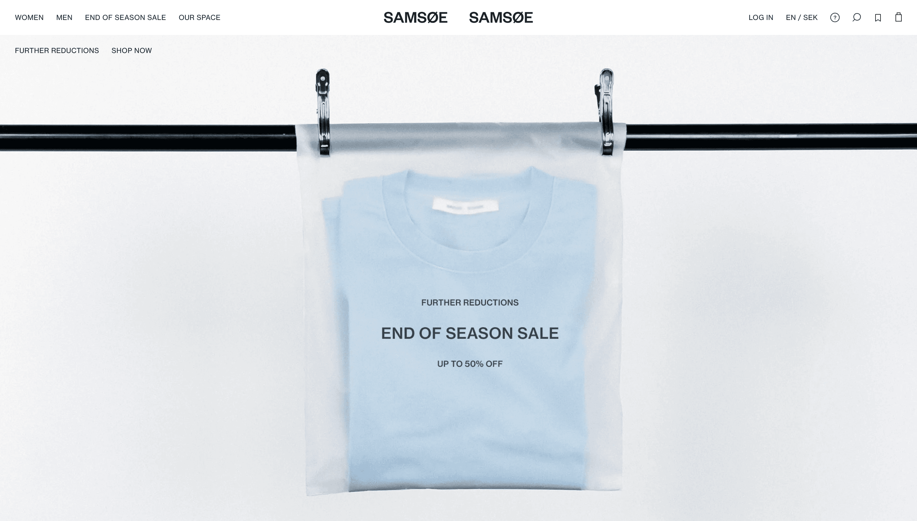 Samsøe — Fashion, E-commerce website design