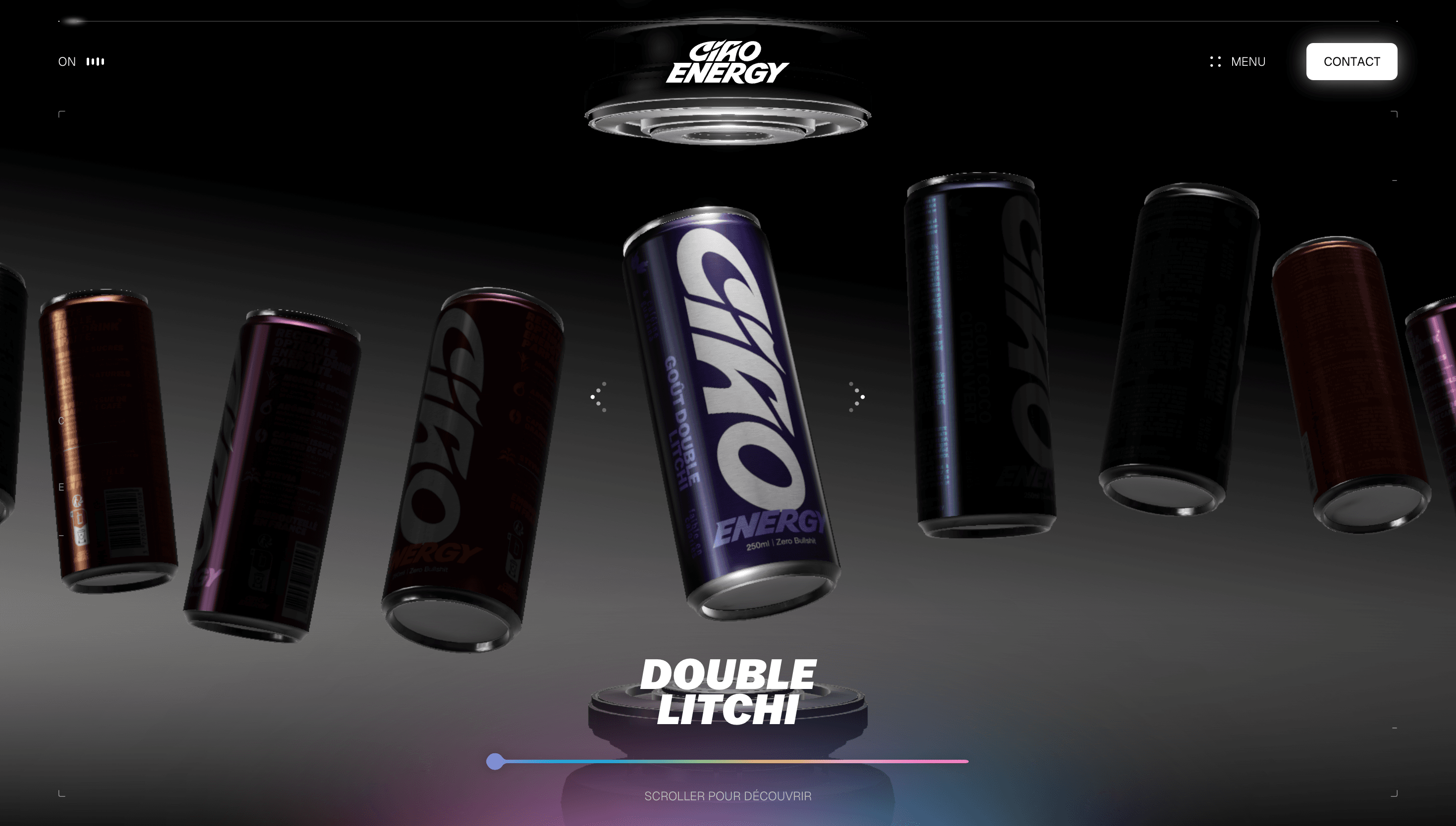 Ciao Energy — Food, Landing Page website design
