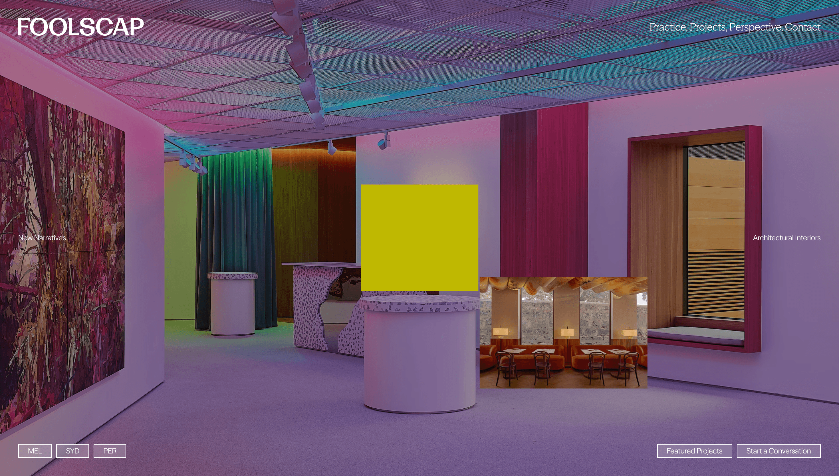 Foolscap — Agency, Studio website design