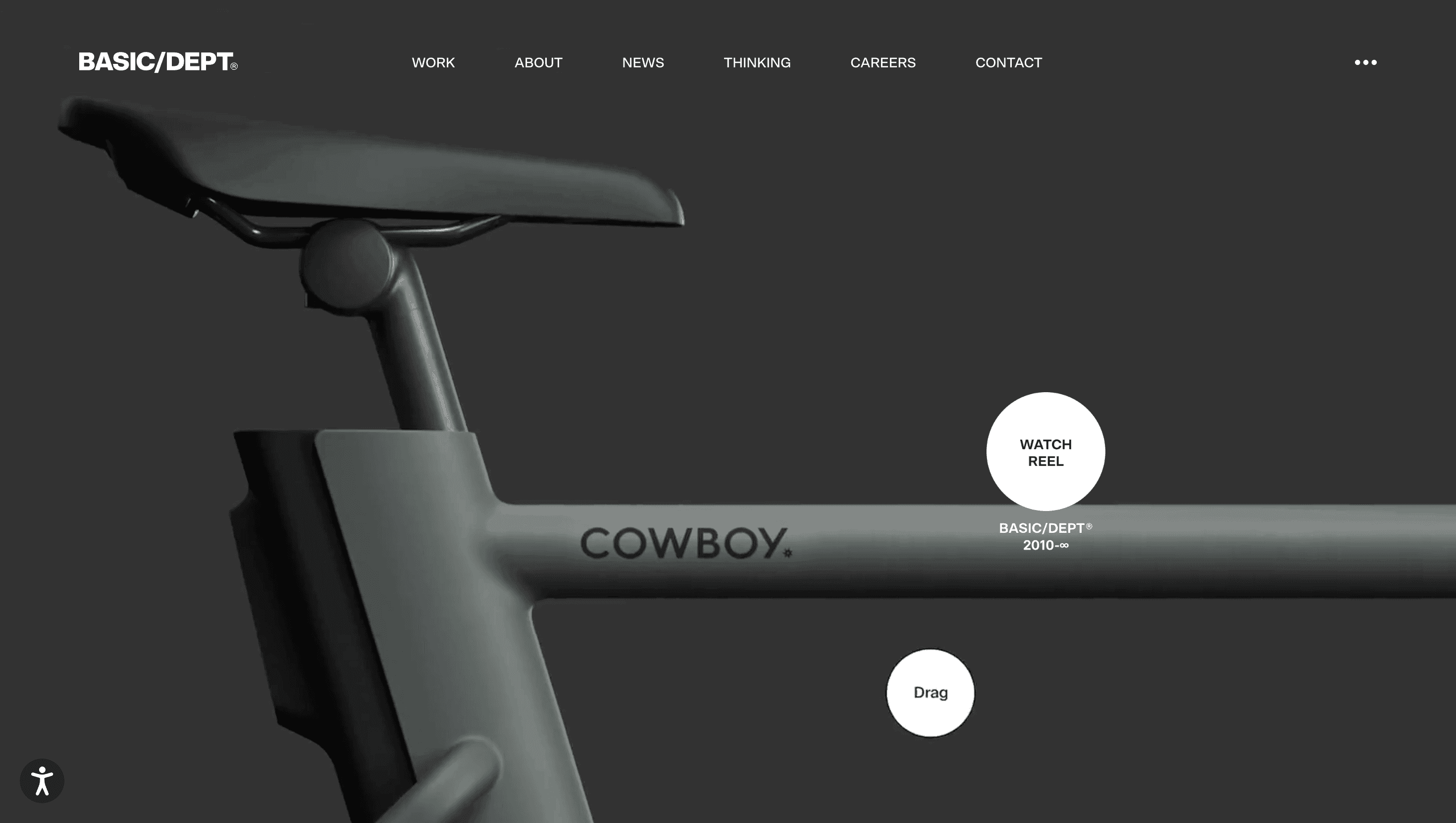 Basic/DEPT® — Agency, Portfolio website design