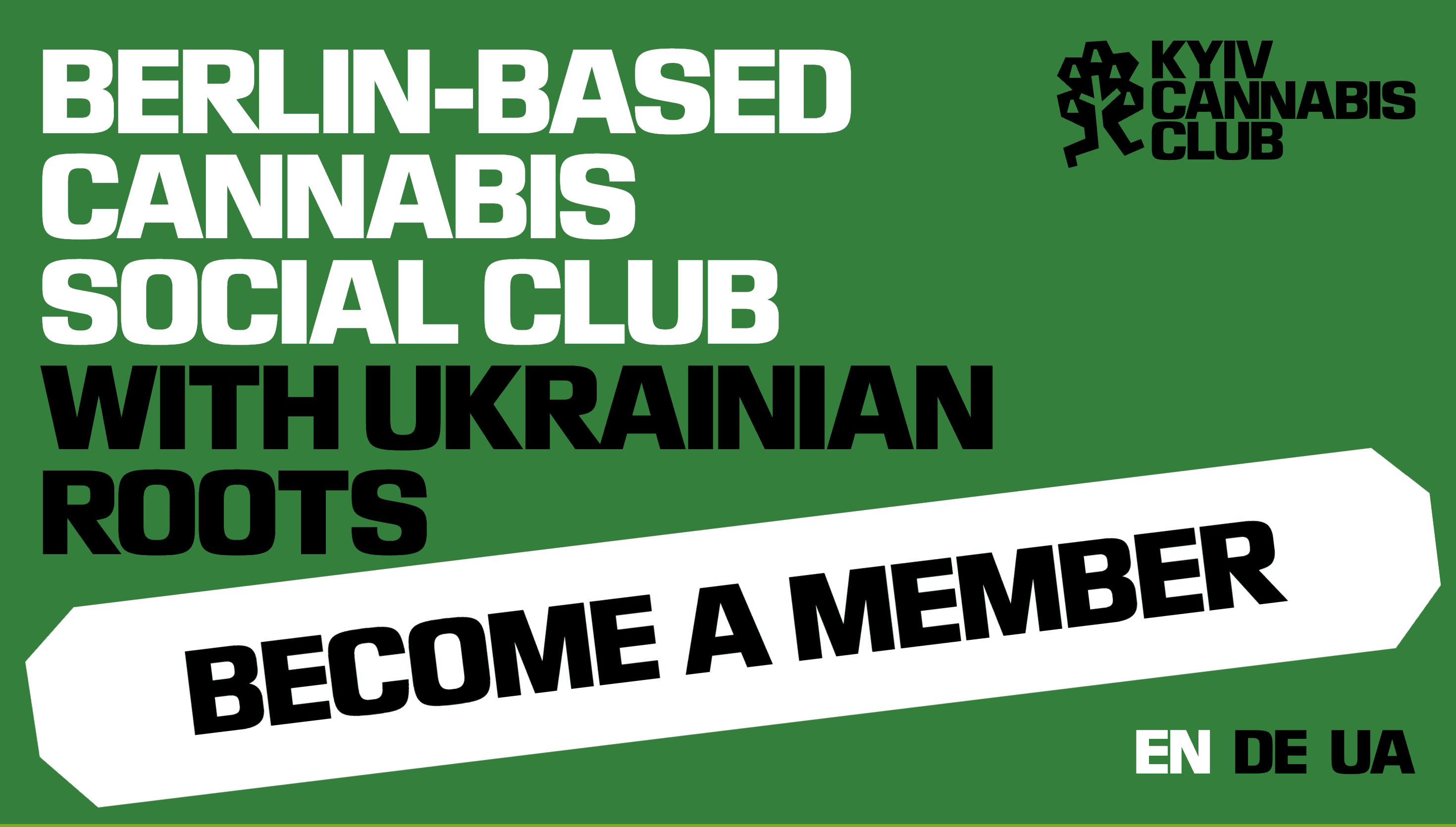 Kyiv Cannabis Club — Community, Culture website design