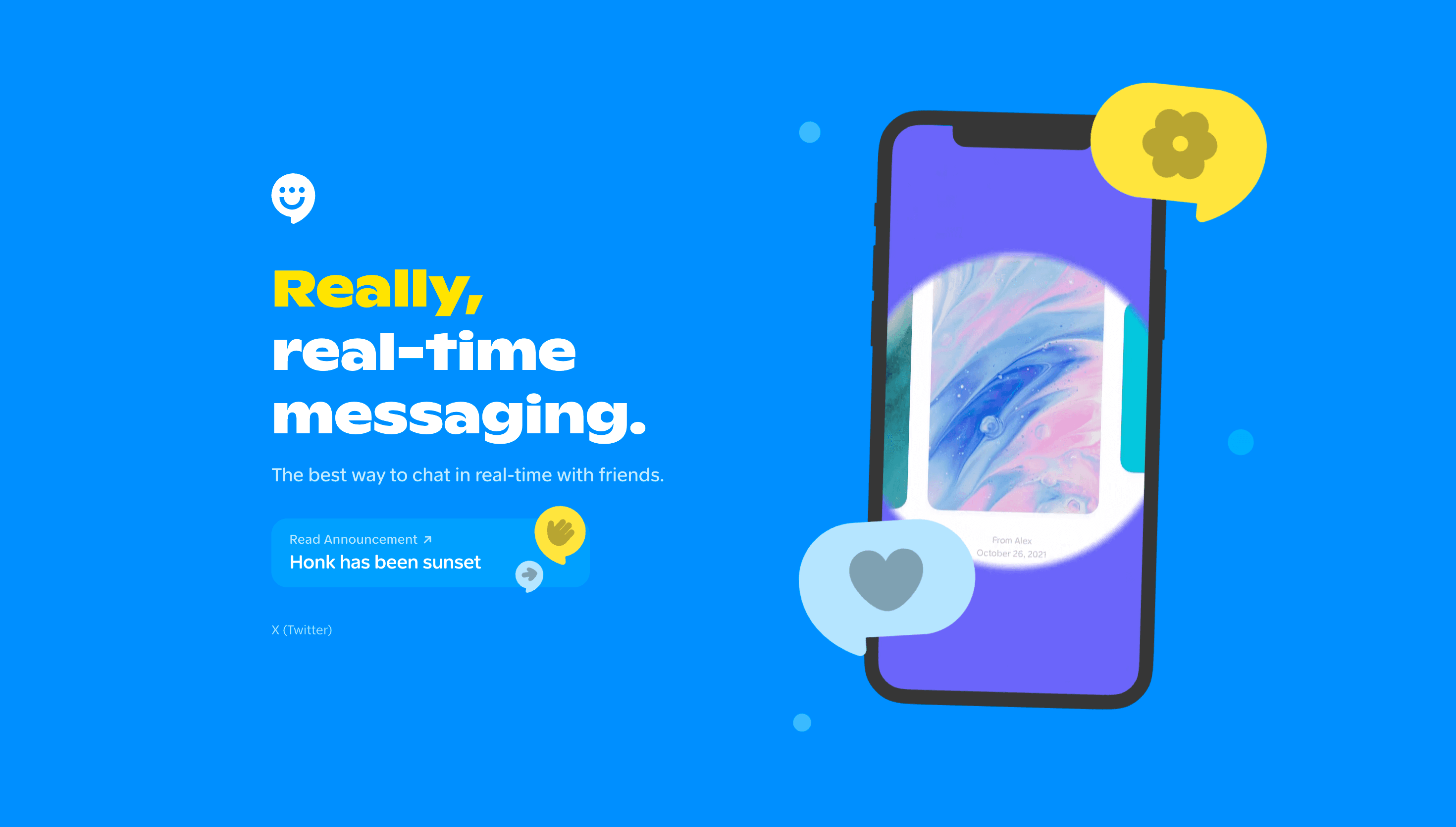 Honk — App, Productivity website design