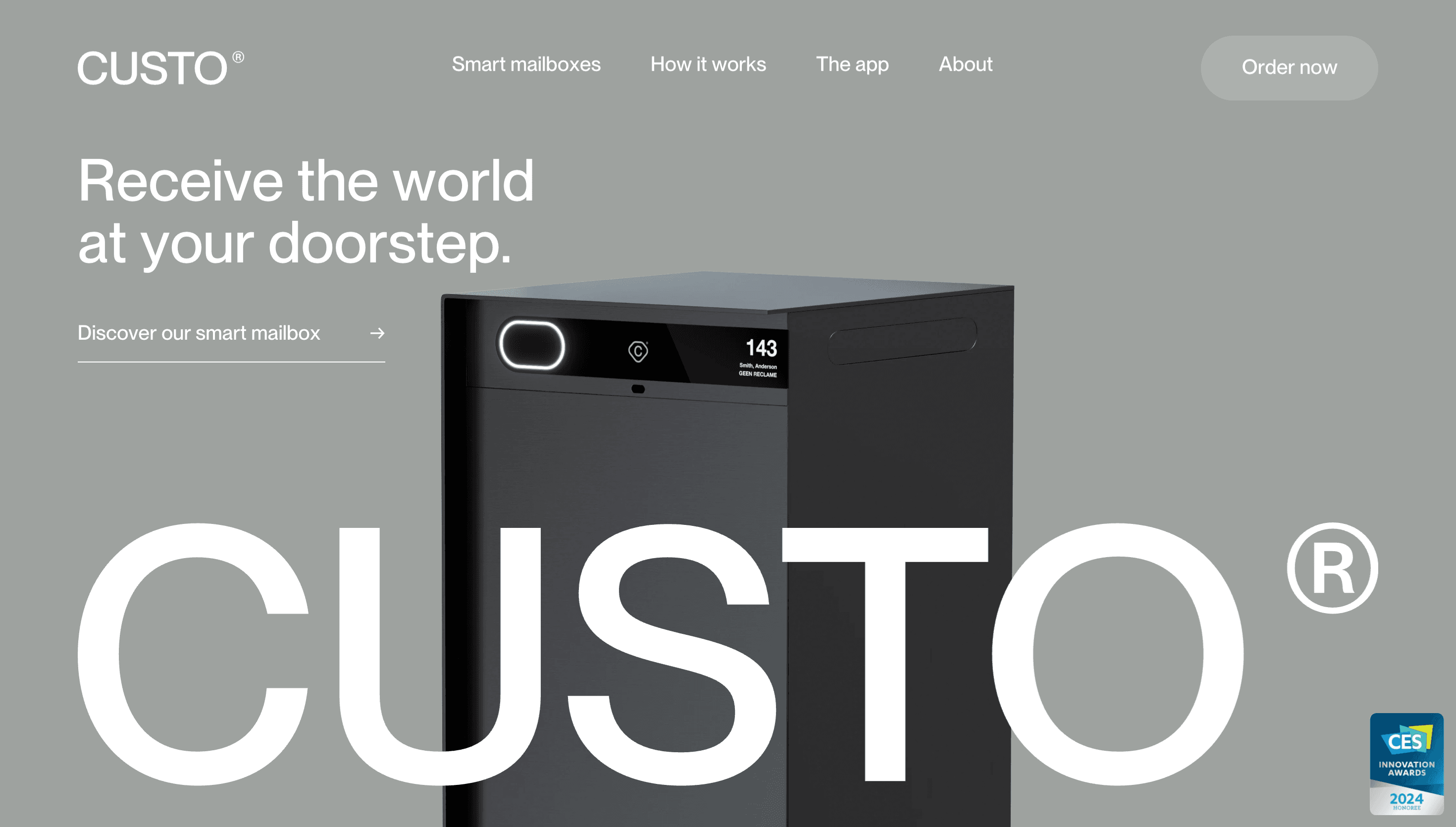 Custo — Product, SaaS website design