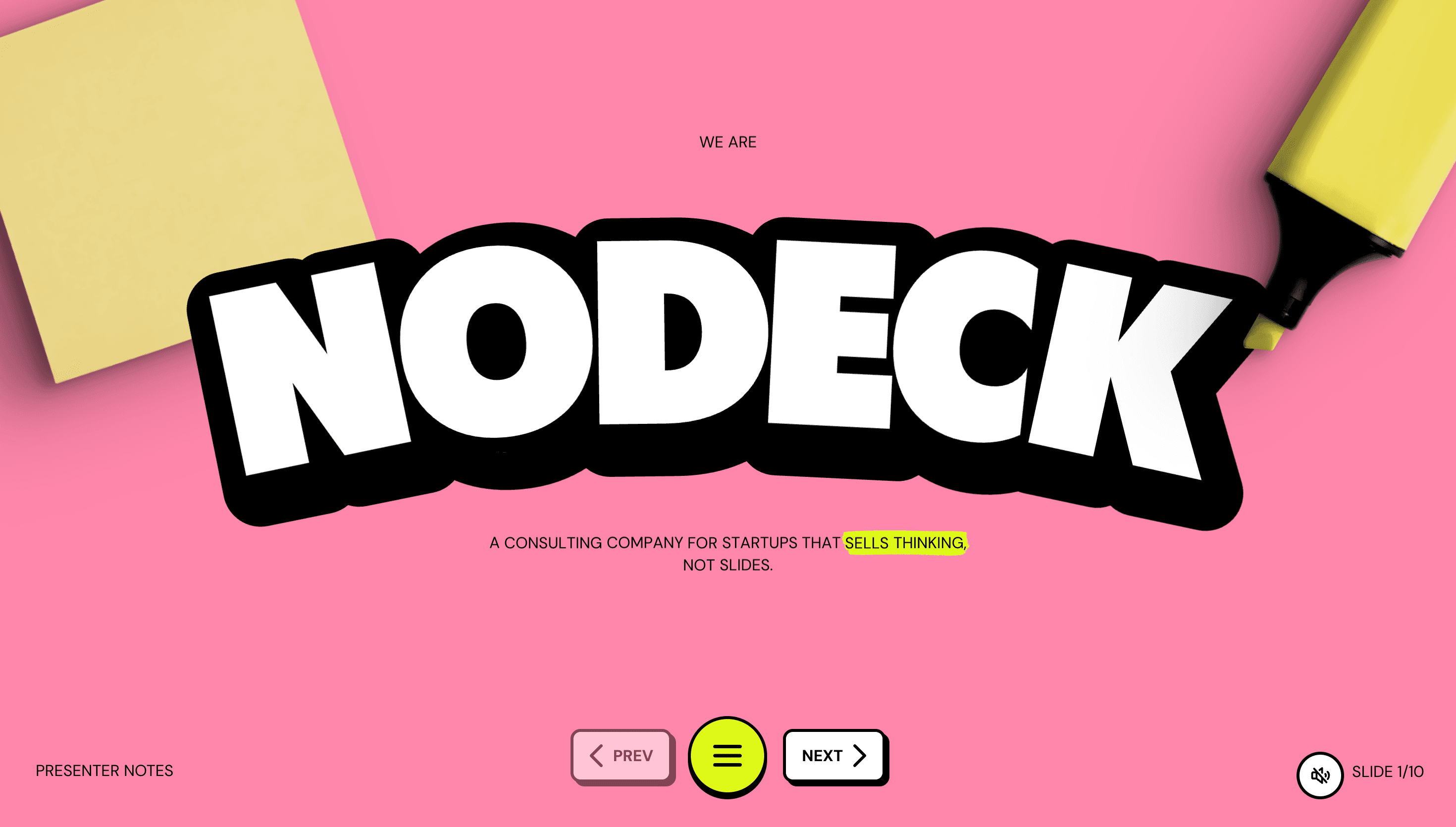 Nodeck — Animation, Motion website design