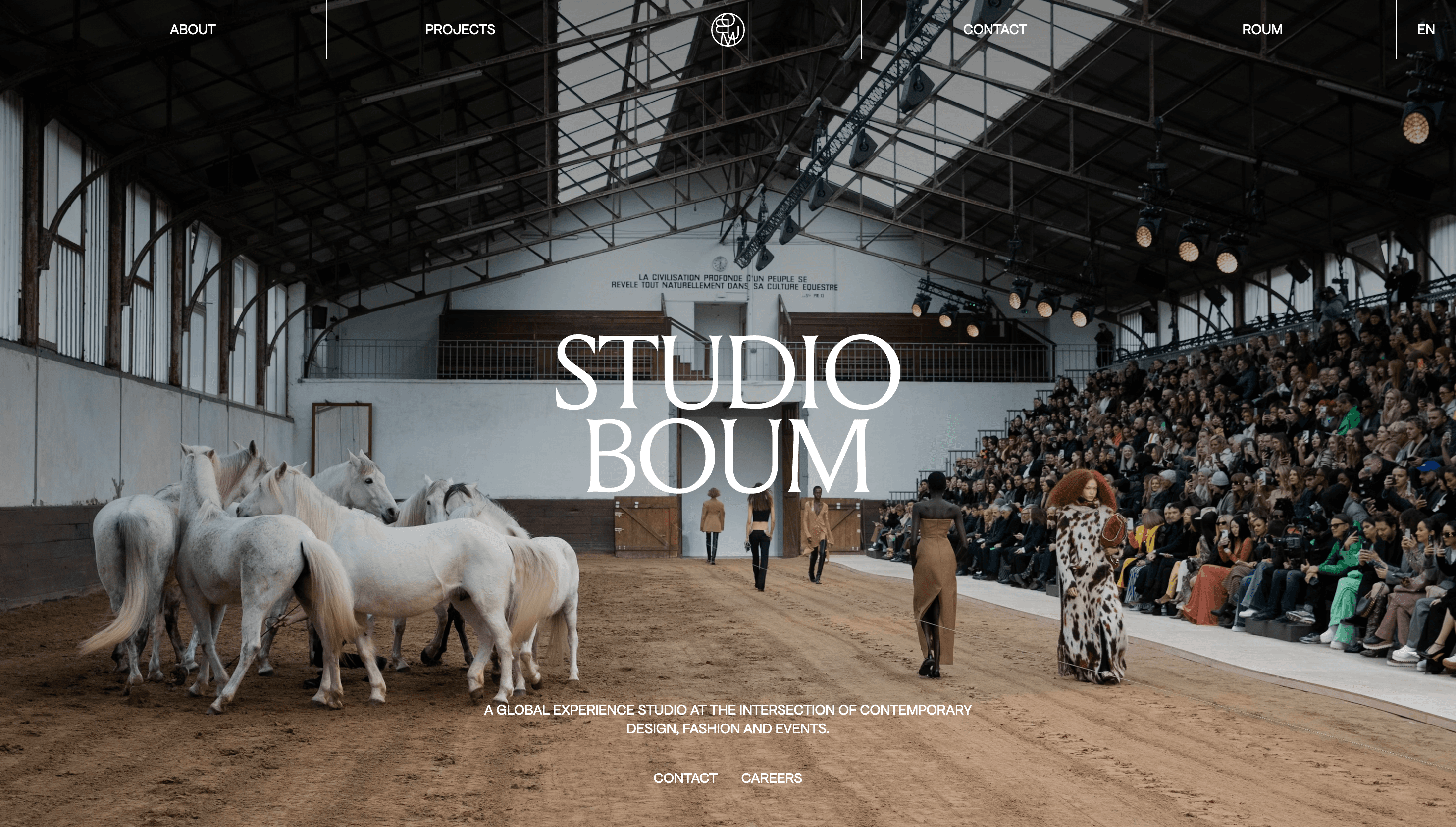 STUDIO BOUM — Fashion, Designer website design