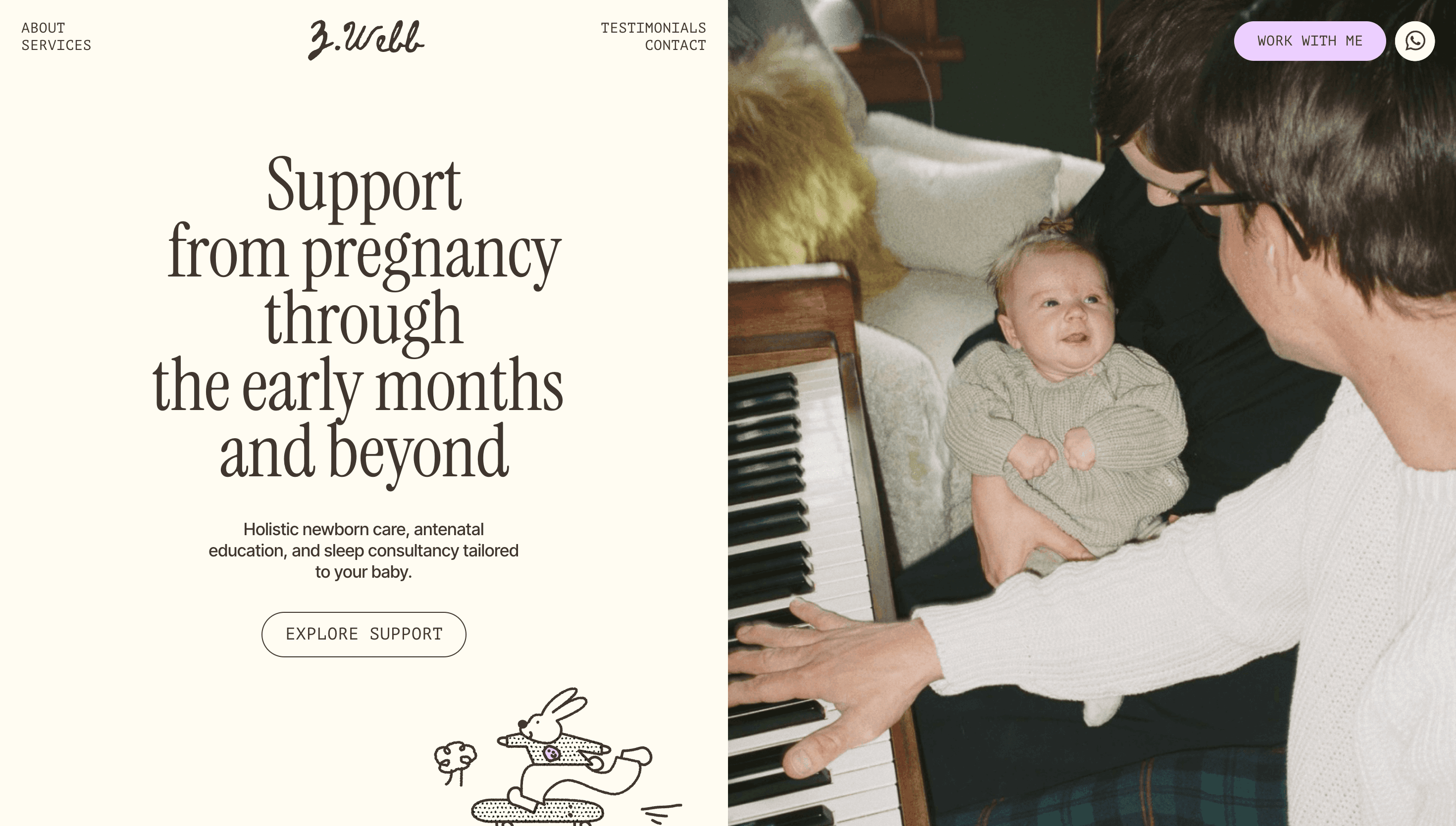 Zara Webb — Health, Education website design