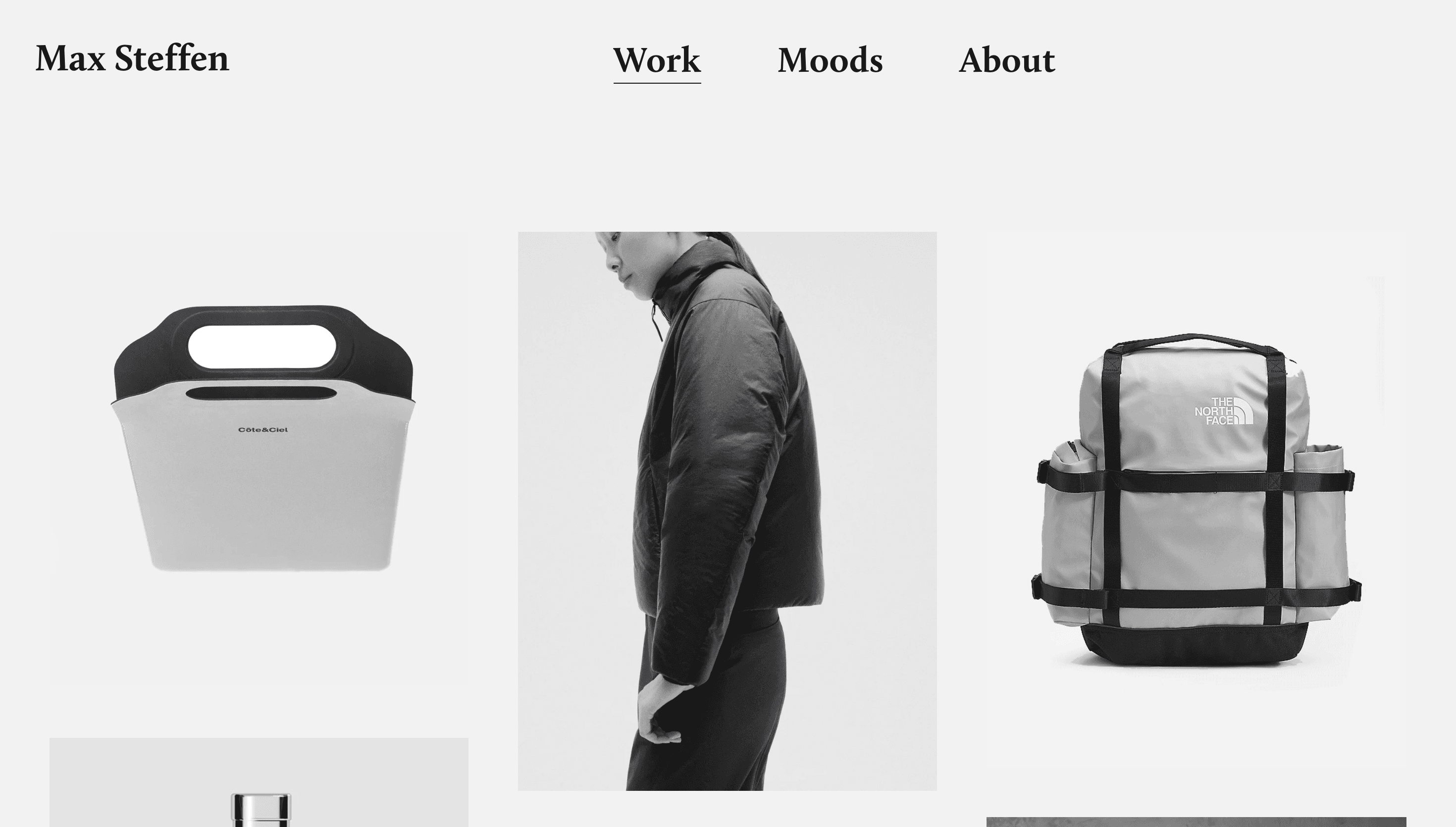 Max Steffen — Designer, Fashion website design