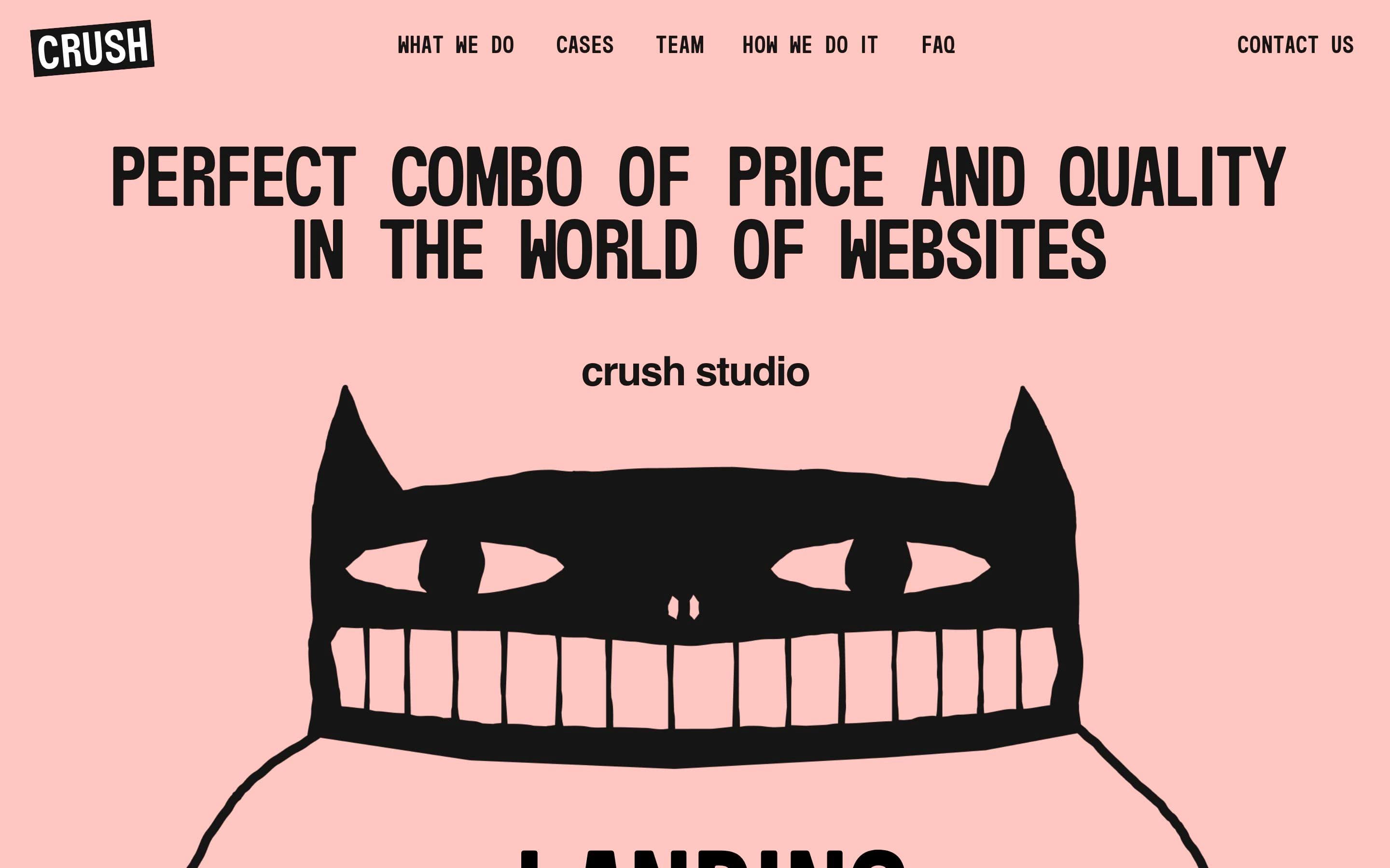 CRUSH STUDIO — Agency, Studio website design