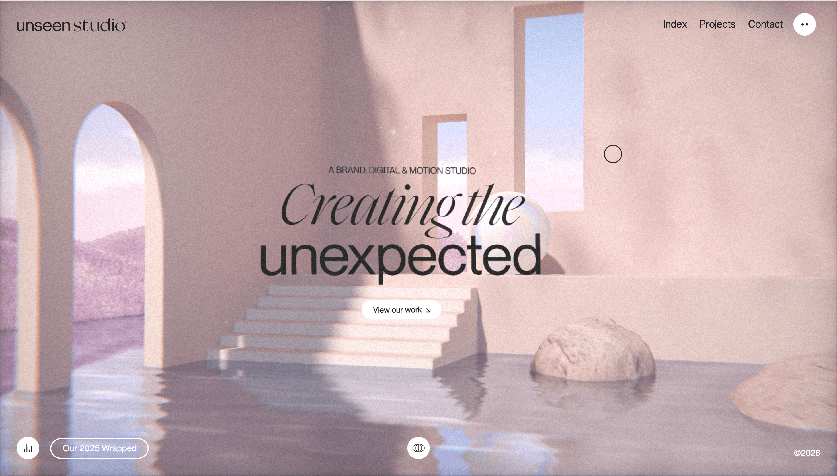 Unseen Studio — Agency, Studio website design
