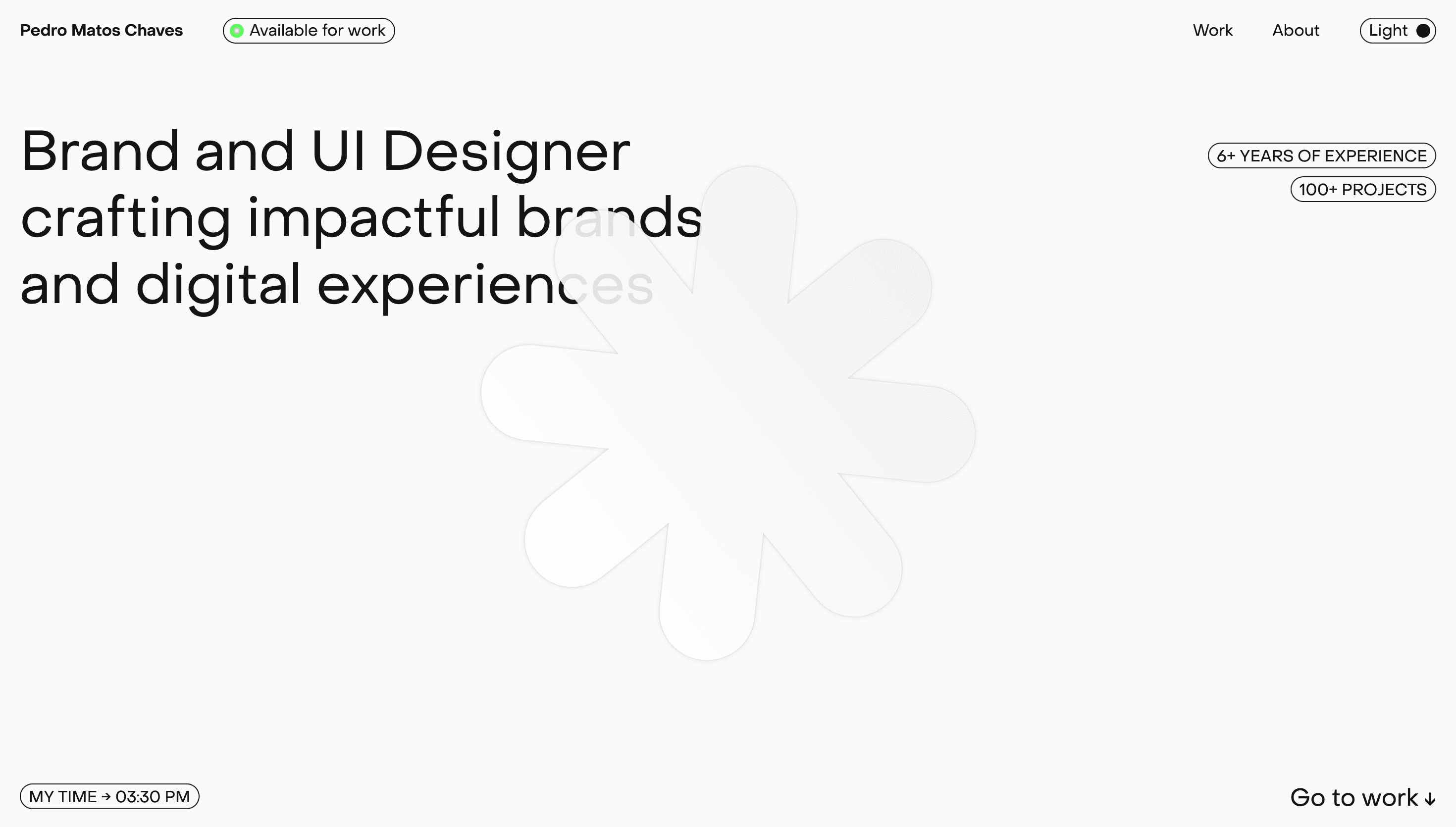 Pedro Matos Chaves — Designer, Graphic Designer website design