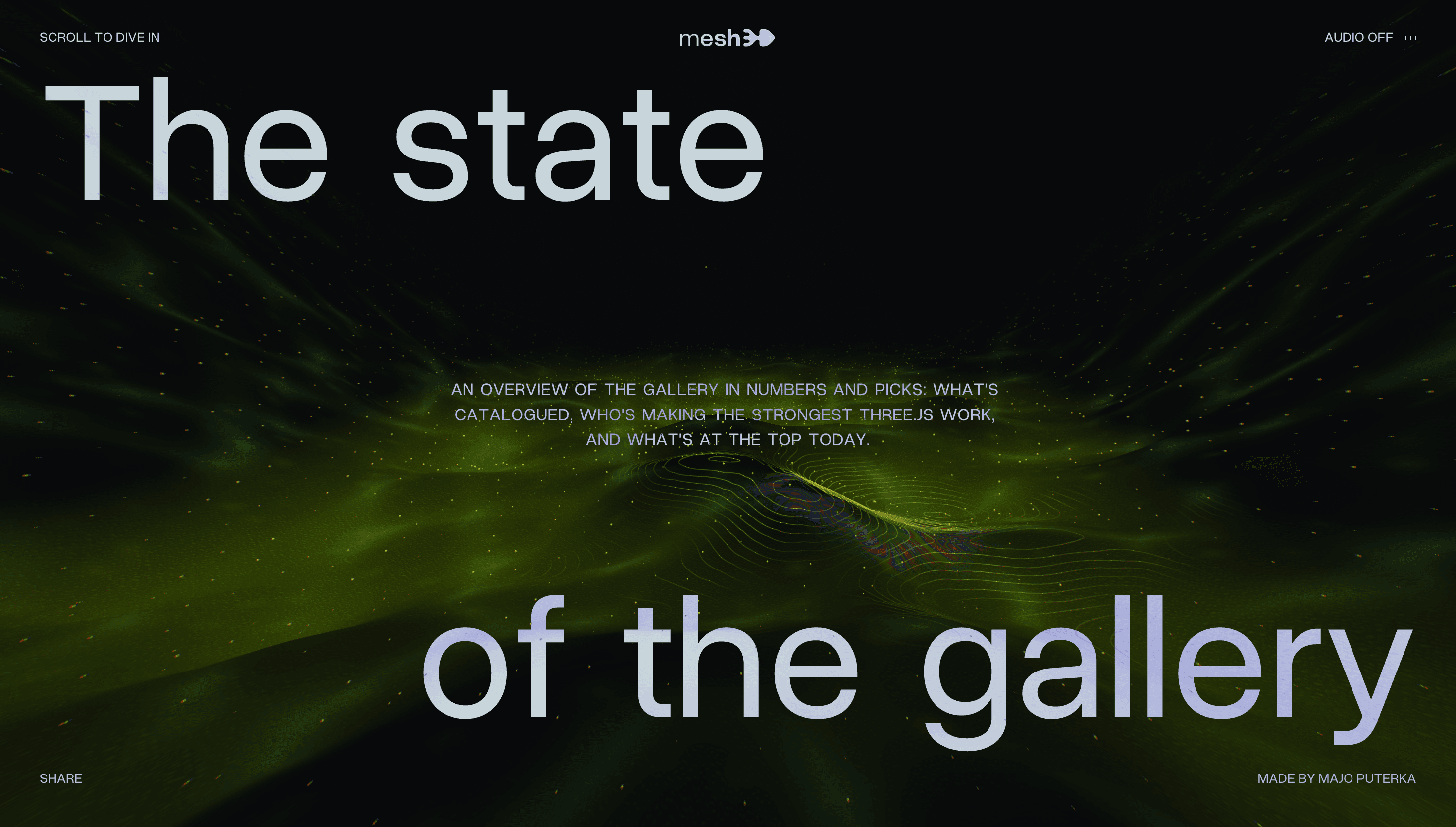 mesh3d — Three.js, 3D website design